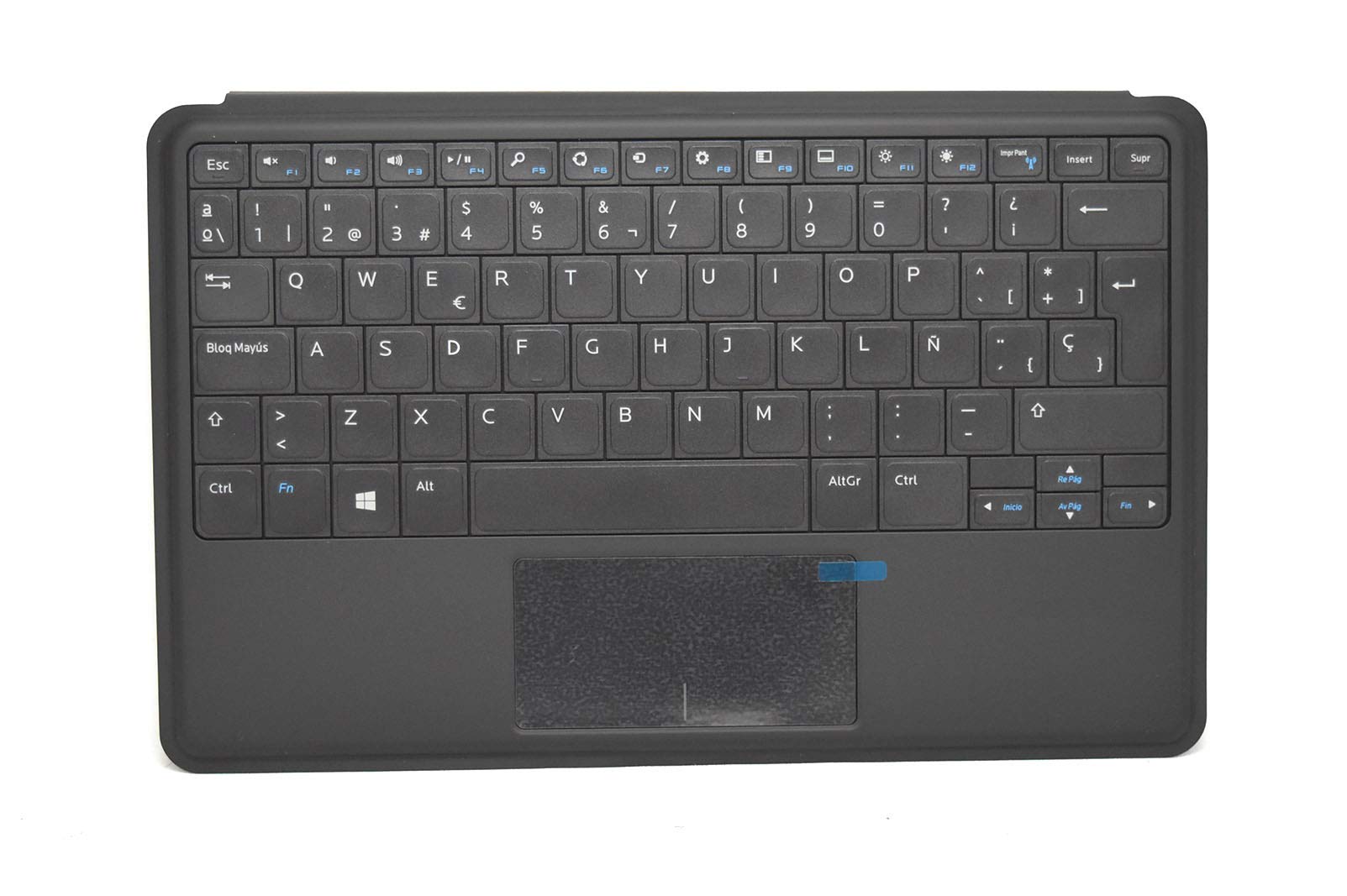 F36Fj Genuine Oem Spanish Espa�ol Keyboard For Dell Venue 11 Pro 5130 7130 7139 7140 Gray Slim Ultra Thin Docking Keyboard W/Mouse Pad Trackpad Case Folio Model K11A