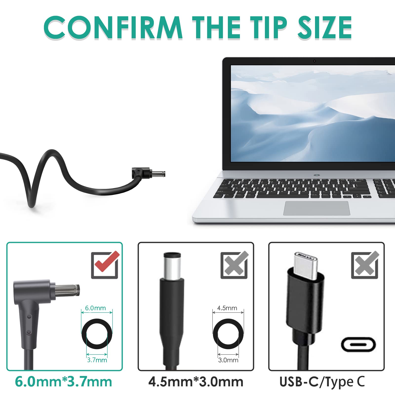 180W Zephyrus Laptop Charger For Asus Rog Zephyrus G14 G15 Tuf Dash 15 F15 F17 Strix G15 G531Gt Gu502G Gu501Gm Gu502Gv Ga502Du G