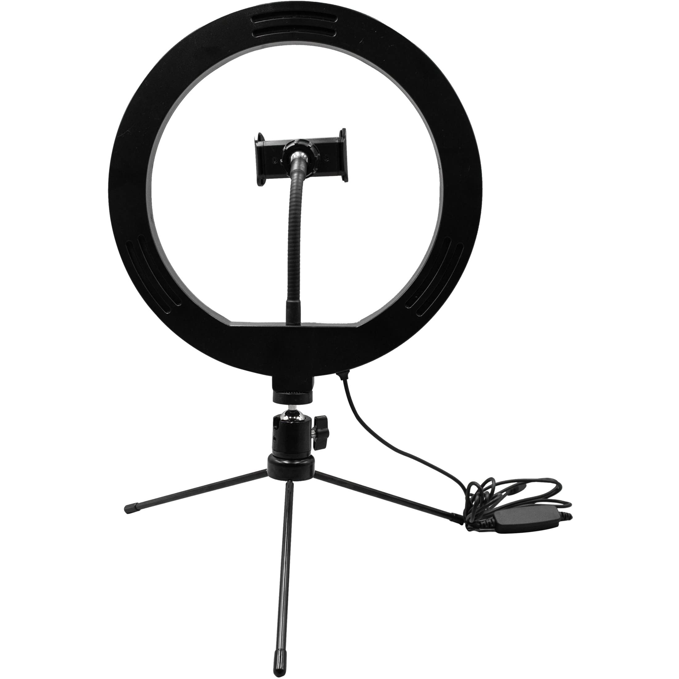 Supersonic Sc 1210Sr Pro Live Stream 10'' Led Selfie Ring Light With Stand And Phone Holder