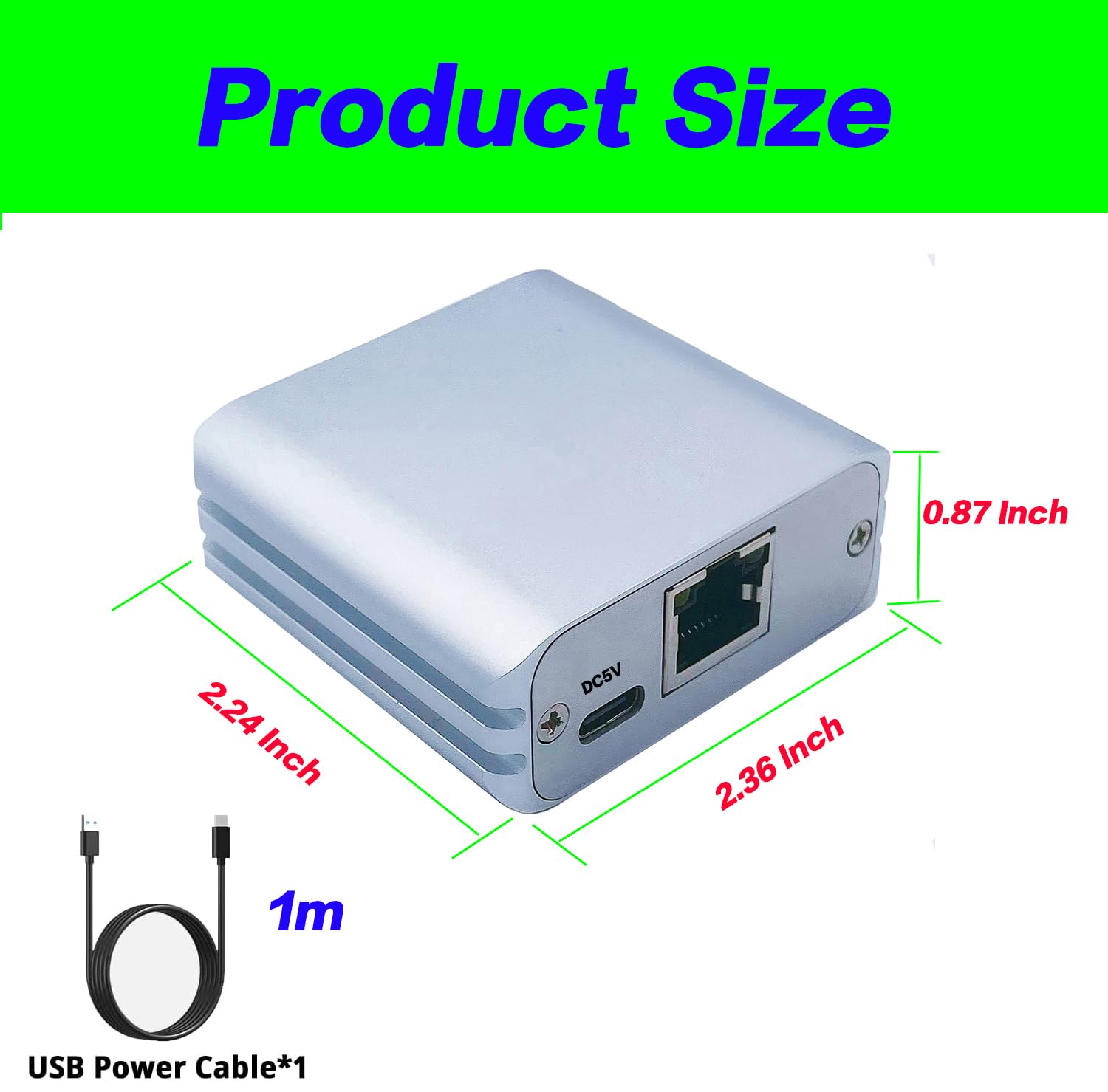 Rj45 Ethernet Splitter Adapter, Aoaizue Usb To Rj45 Network Cable High Speed 1000Mbps 8P8C Extender Plug Lan Interface 1 To 2 Du