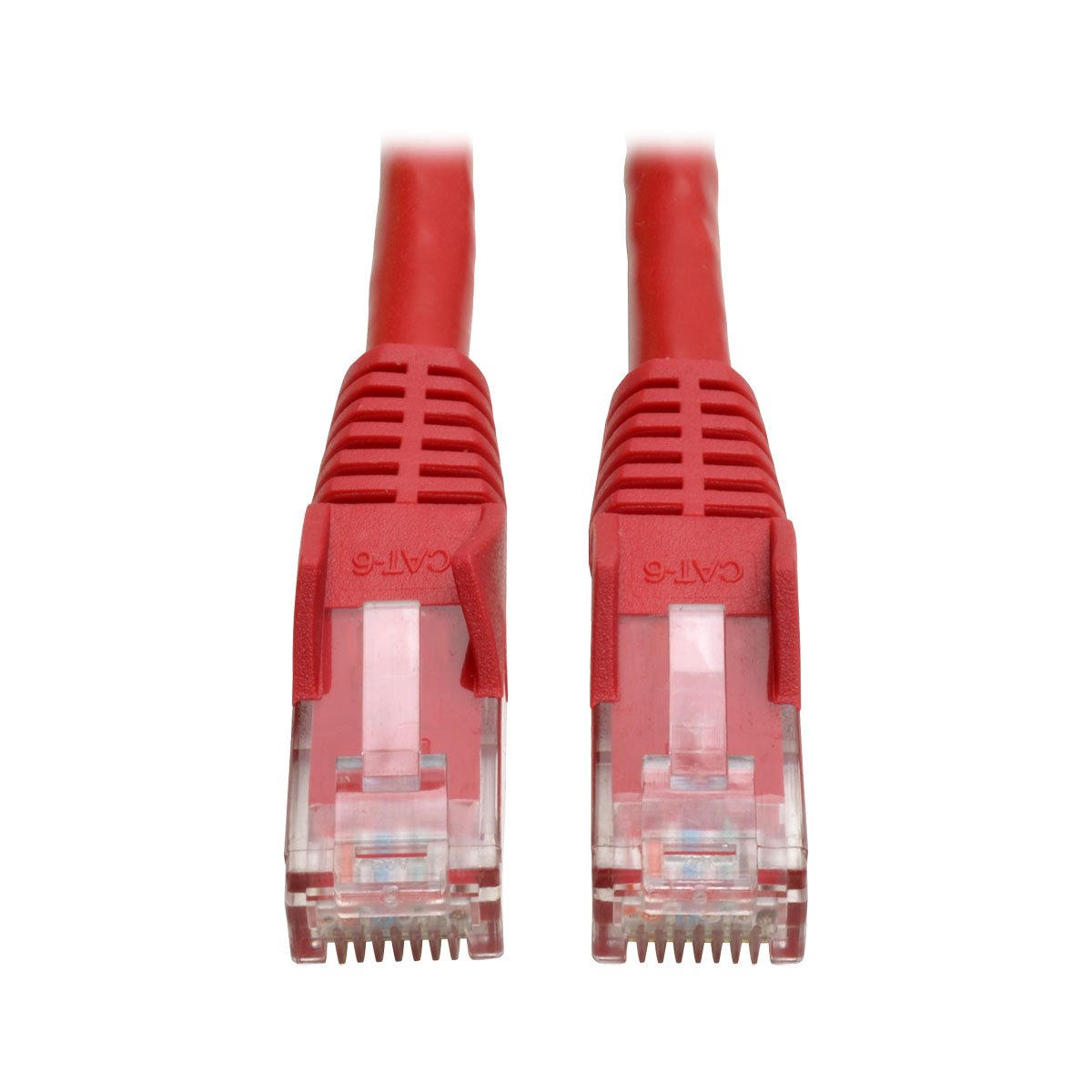 Tripp Lite Cat6 Gigabit Snagless Molded Patch Cable (Rj45 M/M)   Red, 15 Ft.(N201 015 Rd)