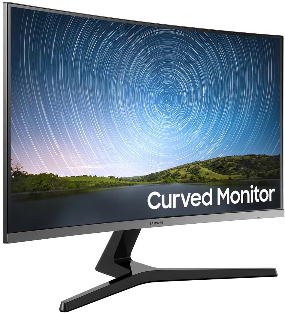 Samsung Cr50 27 Curved Monitor With Fhd Va Display, Amd Freesync, Low-Blue Light Mode, Adjustable Tilt, Vesa Mount, Hdmi 1.4, &