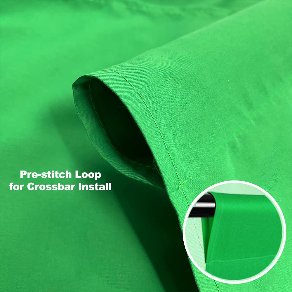 Julius Studio 10 X 12 Ft. Green Chromakey Backdrop Screen Photo Background, Premium Synthetic Fabric 150Gsm Thicker A+ Grade Mat