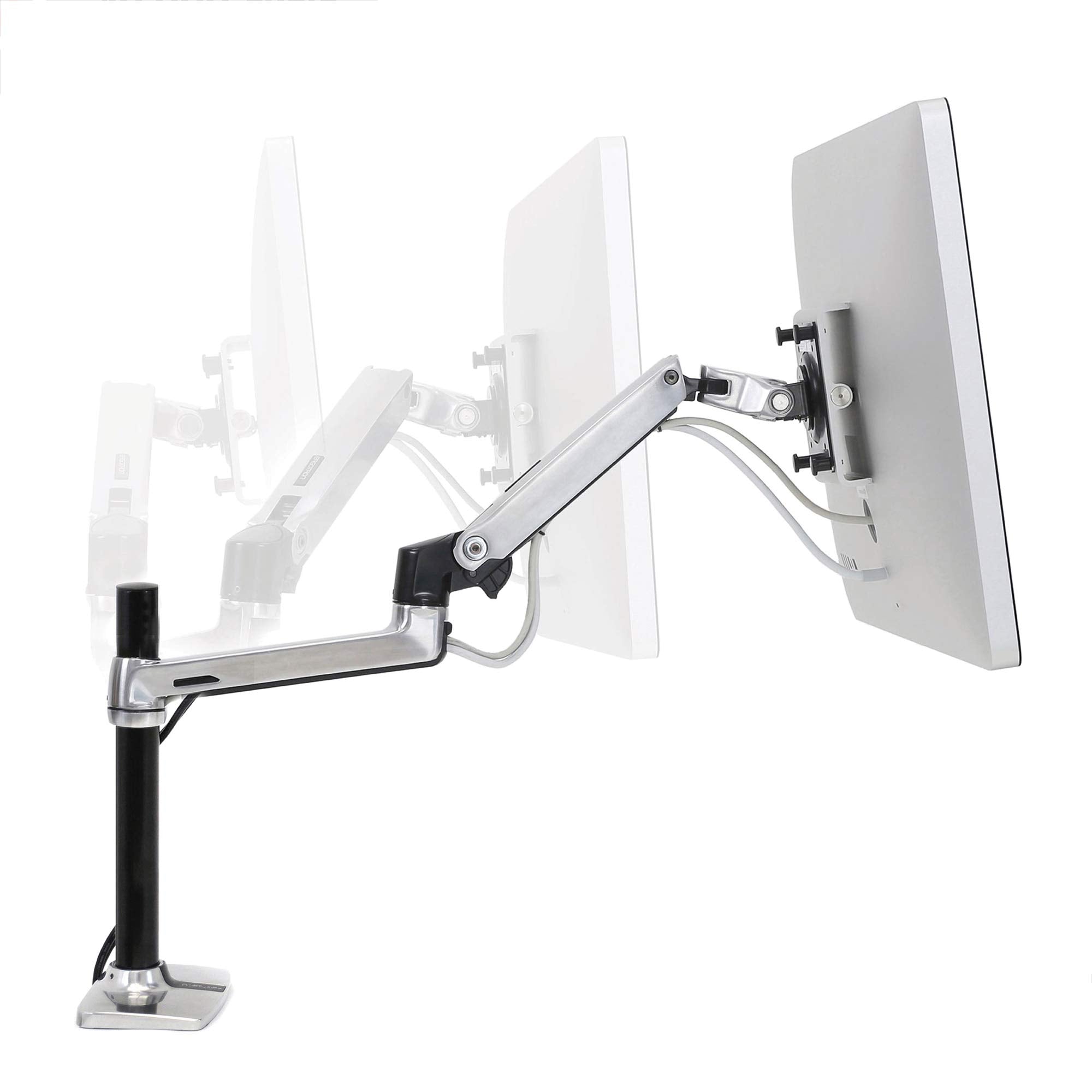 Ergotron   Lx Premium Monitor Arm, Single Monitor Desk Mount   Fits Flat Curved Ultrawide Computer Monitors Up To 34 Inches, 7 T
