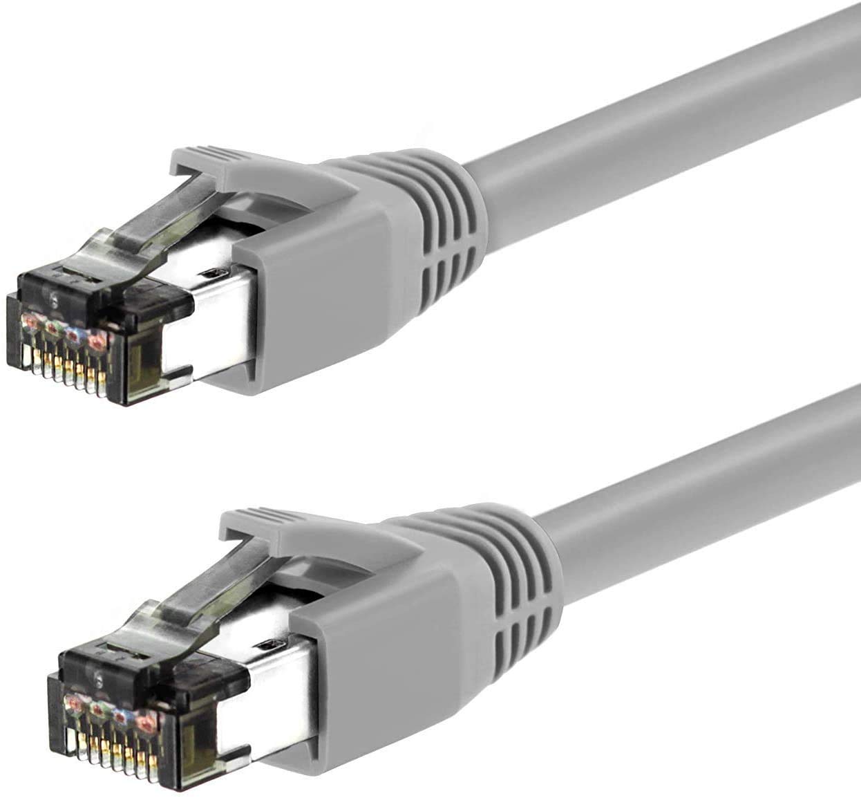 Nippon Labs Cat8 Rj45 5Ft Ethernet Patch Internet Network Lan Cable, Indoor/Outdoor, 24Awg Shielded Latest 40Gbps 2000Mhz, Weath