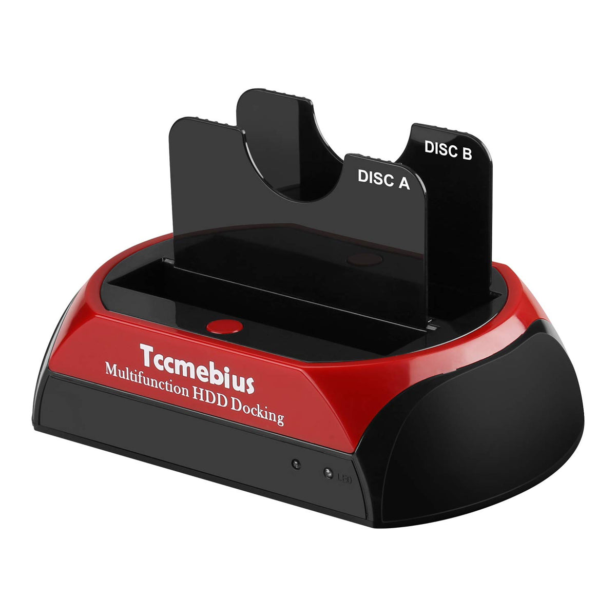 Tccmebius Usb 3.0 Hard Drive Docking Station, Tcc S868 Us Usb 3.0 To 2.5 3.5 Inch Sata Ide Dual Slots Reader External Enclosure, For 2.5' 3.5' Ide Sata I/Ii/Iii Hdd Ssd