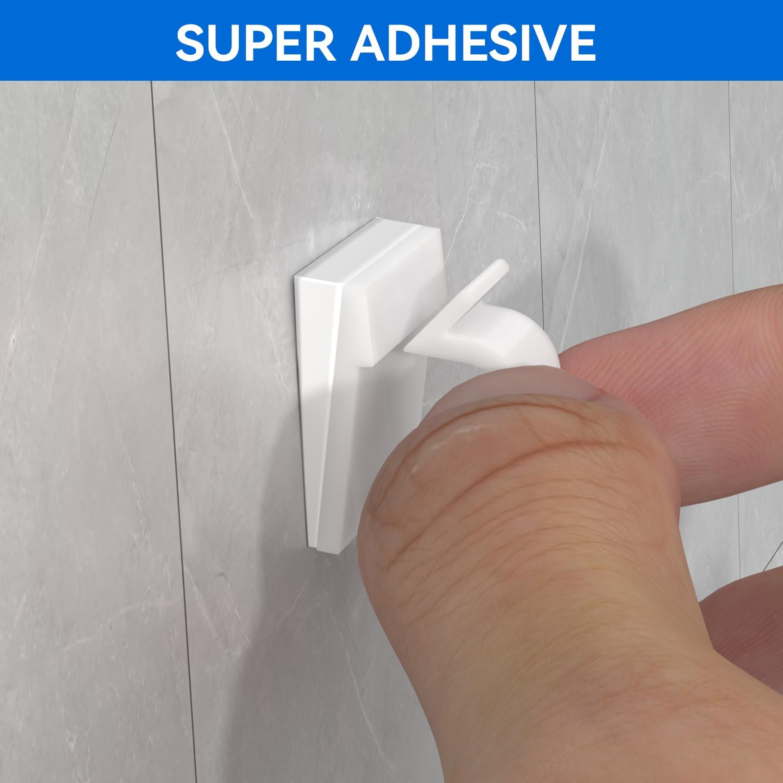 Yocice Cable Clips Wire Organizer Strong Adhesive Nylon White 50pcs CC04