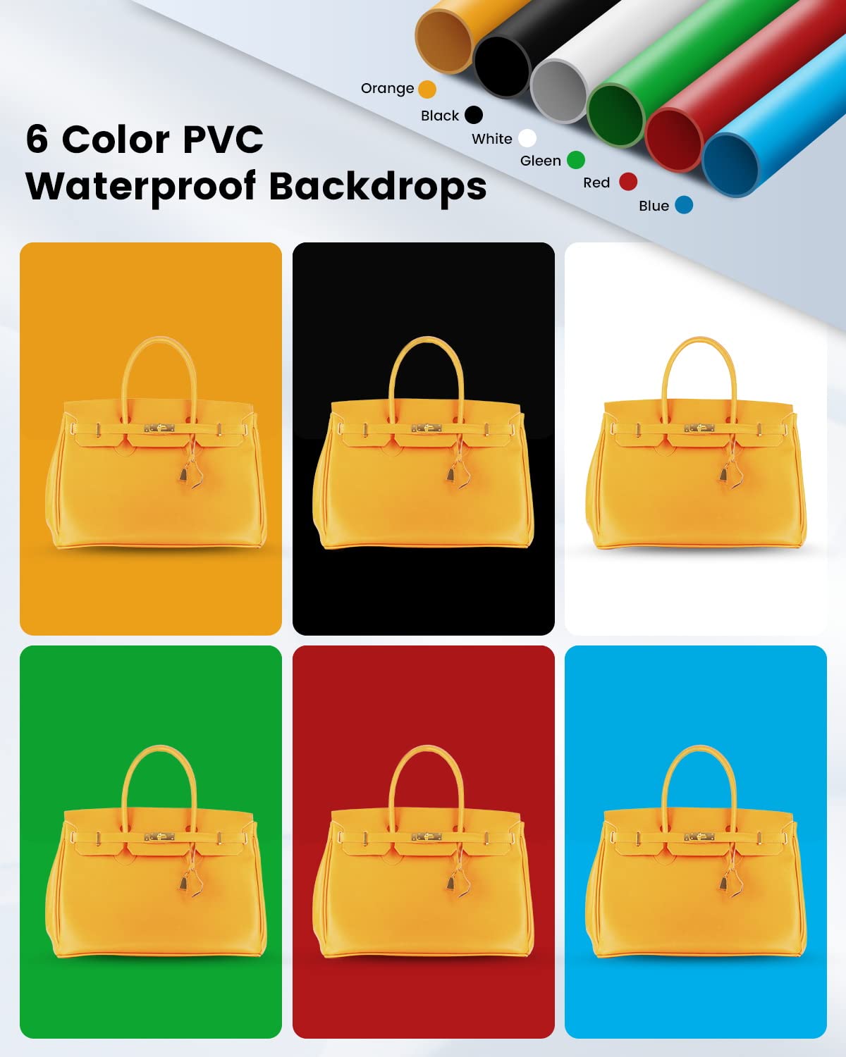 Fasonic 12''X12'' Portable Photo Studio Light Box Photography, Professional Dimmable Shooting Tent Kit With 120 Led Lights & 6 B