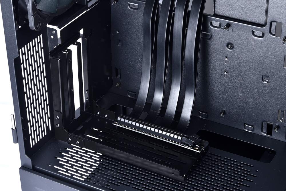 Lian Li Lan2 1X Premium Pci E X16 3.0 Black Extender Riser Cable 200Mm And Covert Bracket For Lancool 2 For Pcie 3.0 Only (Not C