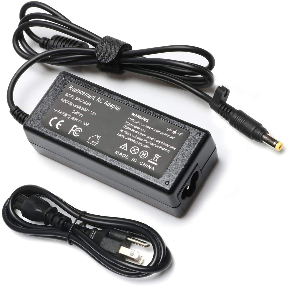 65W Laptop Power Cord For Hp Compaq Presario C300 C500 C700 F500 F700 A900 Pavilion Dv6000 Dv6500 Dv6700 Dv1000 Dv2000 Spare 9155068 393954001 394224001 403810 001 417220 001 381090 001