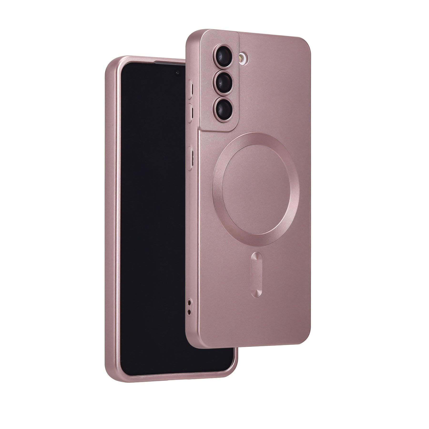 Yetagso Magnetic For Samsung Galaxy S22 Plus Case,Soft Silicone Samsung S22 Plus Phone Case With Camera Protection,Slim Fit Anti