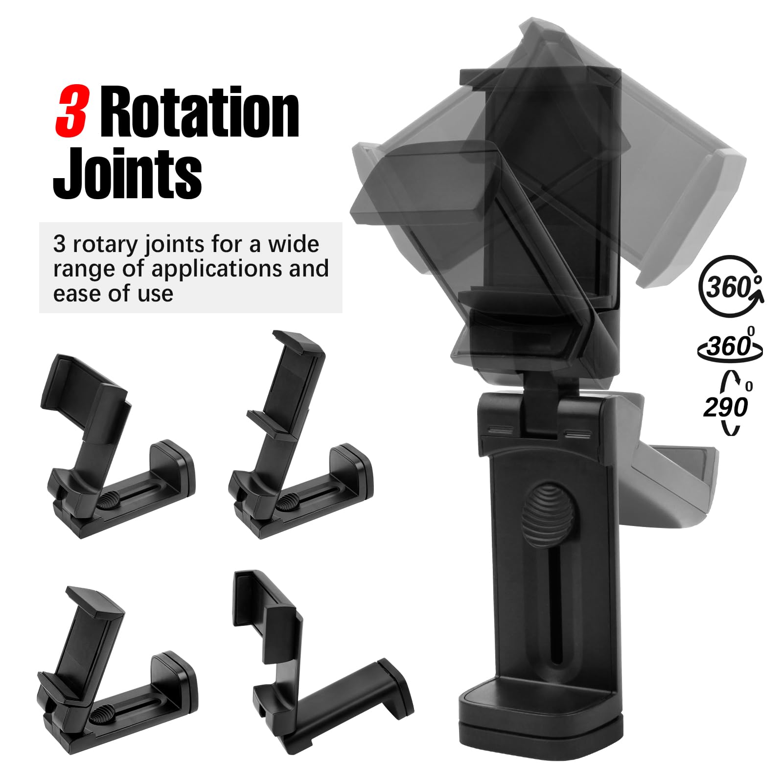 Urtry (2 Pack) Airplane Phone Holder Mount: Universal In Flight Travel Essentials Phone Mount With 360 Degree Rotation, Handsfre