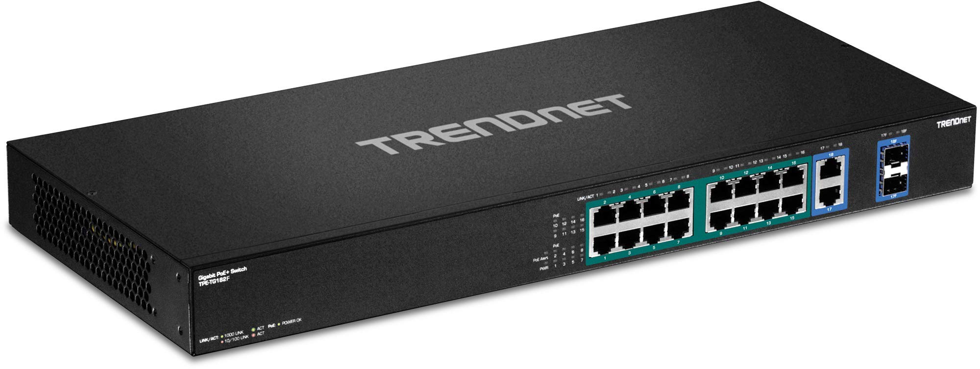 16 Port Gig Poe Plus Switch