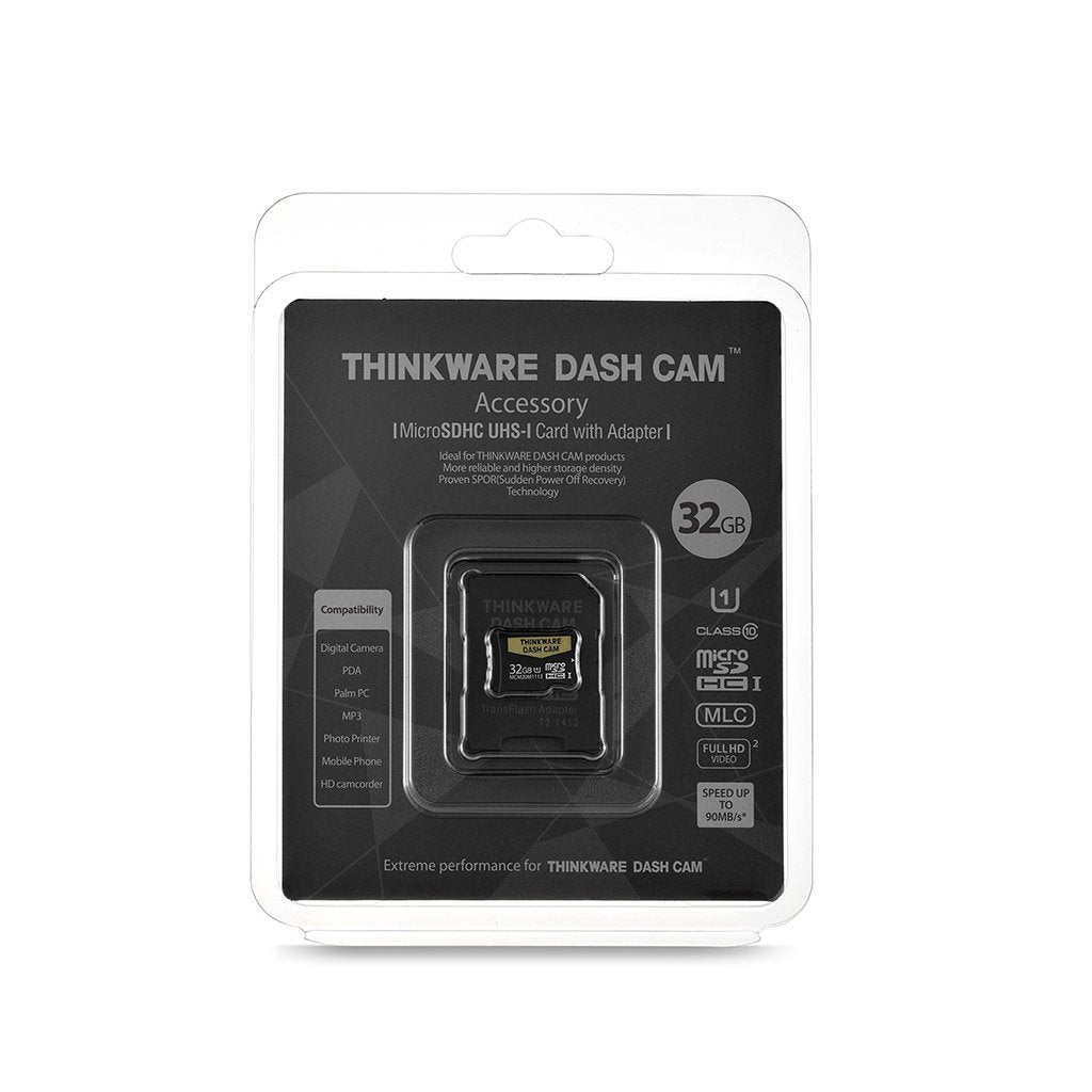 Thinkware Twa-Smu32 Uhs-I 32 Gb Microsd Card | Anti File Corruption | For Dash Cam