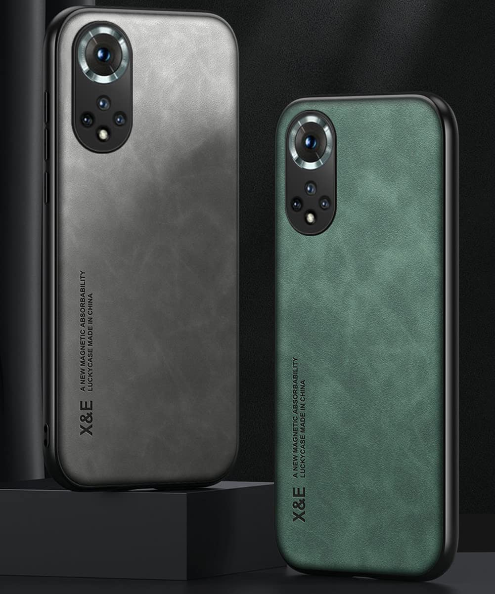 Kepuch Silklike Case For Huawei Nova 9/Honor 50   Cover Bumper Built In Metal Plate For Huawei Nova 9/Honor 50   Green