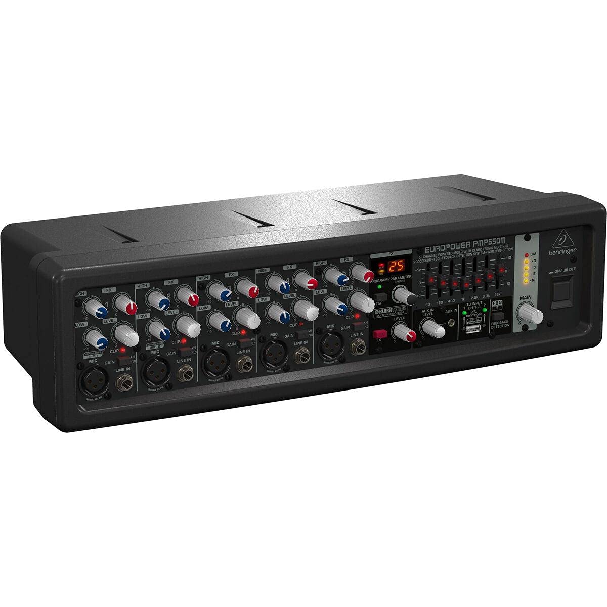 Behringer Europower Pmp550M 5 Channel 500W Powered Mixer