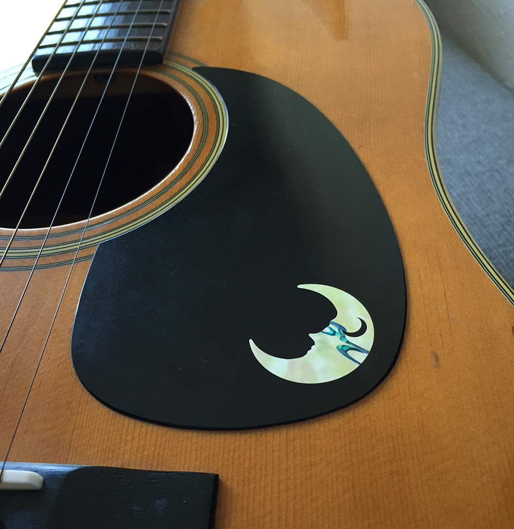 Crescent Moon Set Inlay Sticker Decals Guitar & Bass
