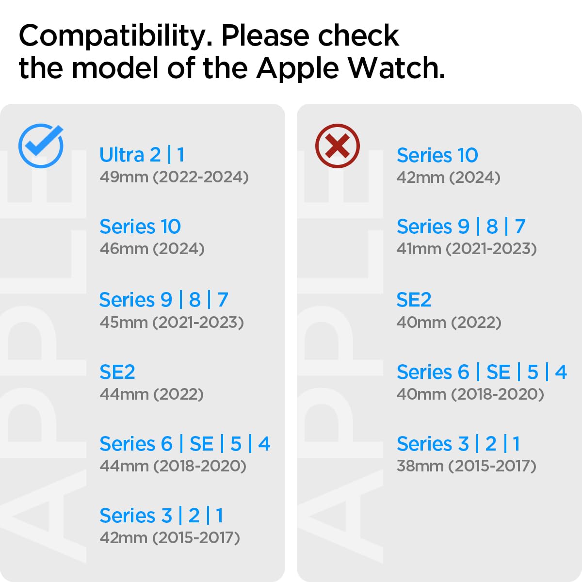 Spigen Athlex Air Designed For Apple Watch Band Compatible With Ultra 2/1 49Mm, Series 10 46Mm, 9/8/7 45Mm, Se2/Se/6/5/4 44Mm, 3