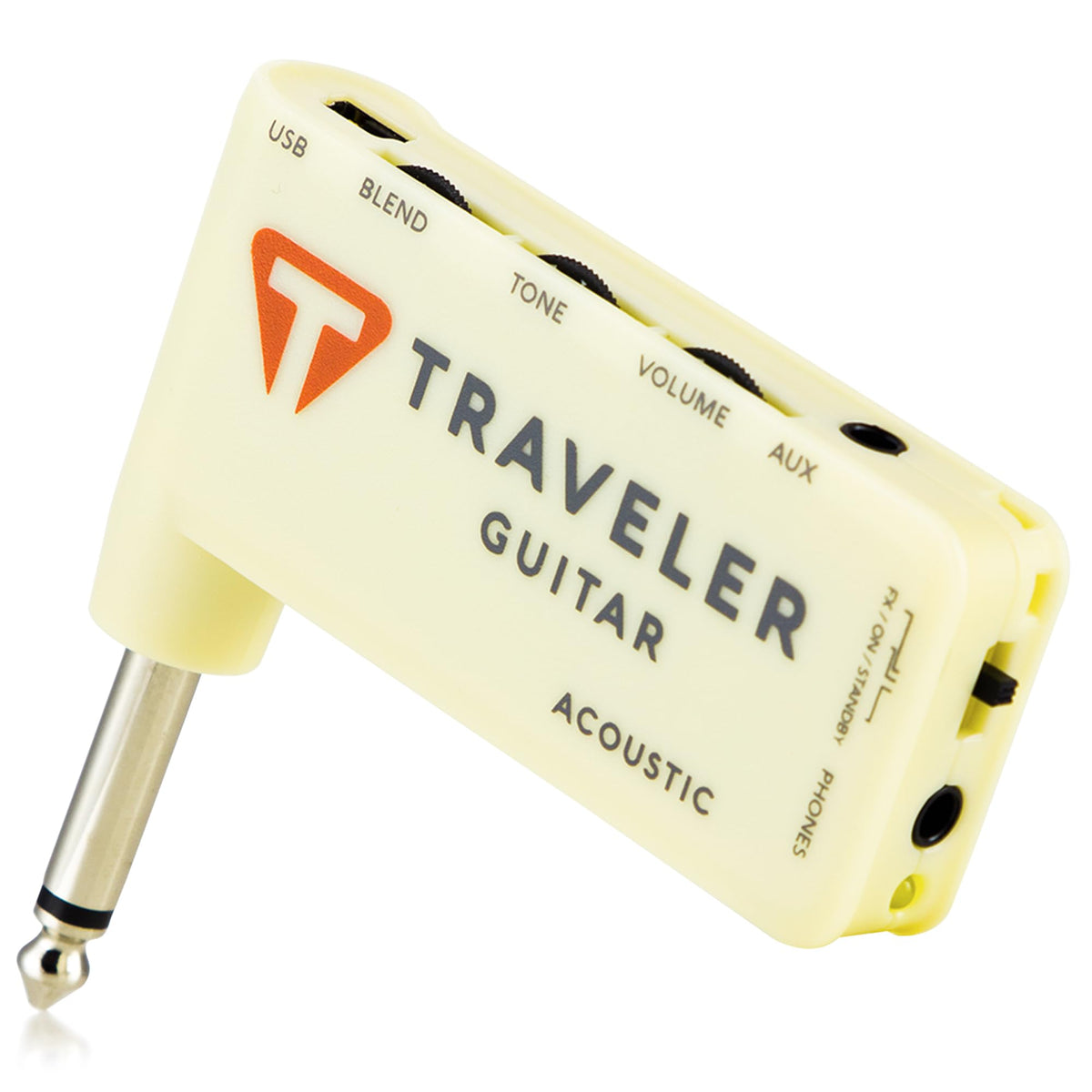 Traveler Guitar Tga 1A Acoustic Guitar Headphone Amplifier  Guitar Headphone Amp With 1/8'' Headphone Jack And 1/8'' Aux In For 