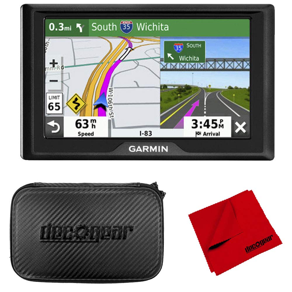 Garmin Drive 52 5 GPS Navigator and 7 EVA Case Bundle (2019 Model)