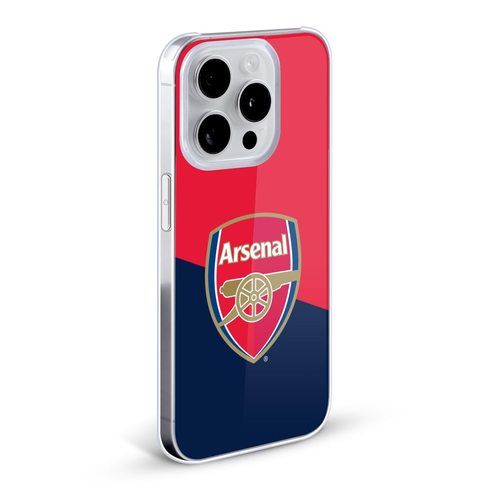 Head Case Designs Officially Licensed Arsenal Fc Red & Blue Logo Crest 2 Hard Back Case Compatible With Apple Iphone 12 / Iphone