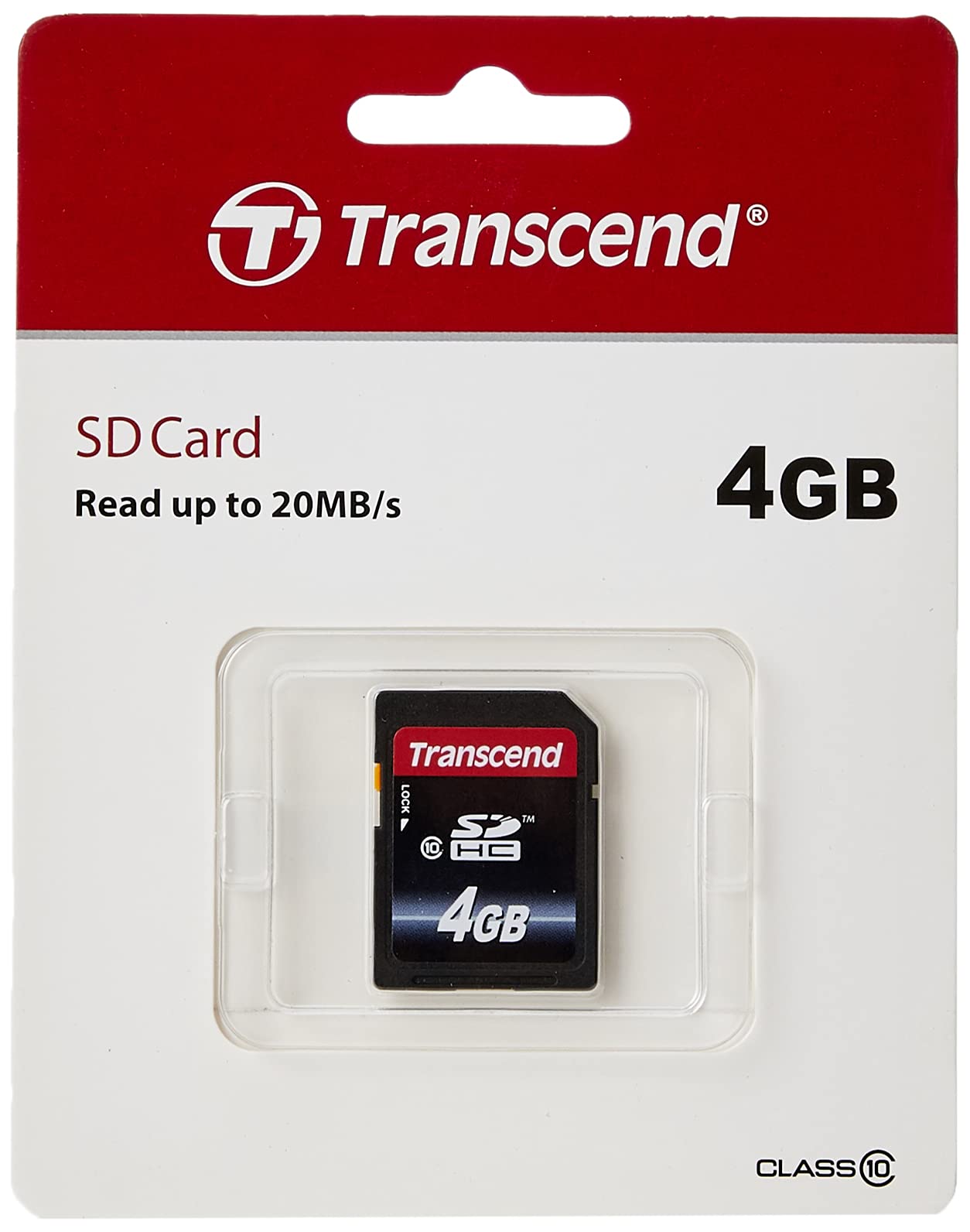 Transcend 4GB Class 10 SDHC Card (TS4GSDHC10)