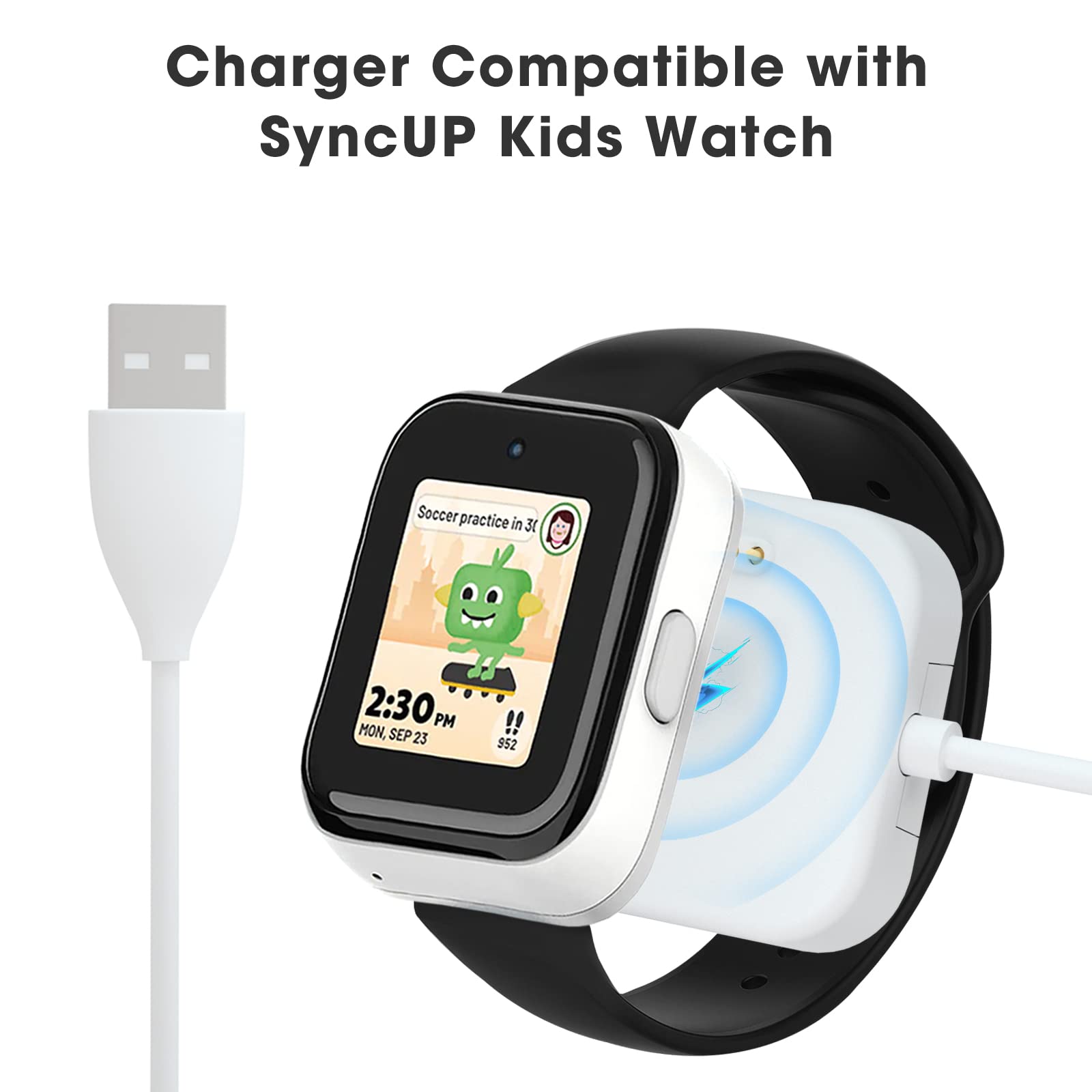 Simplethings For Syncup Kids Watch Charger (White)