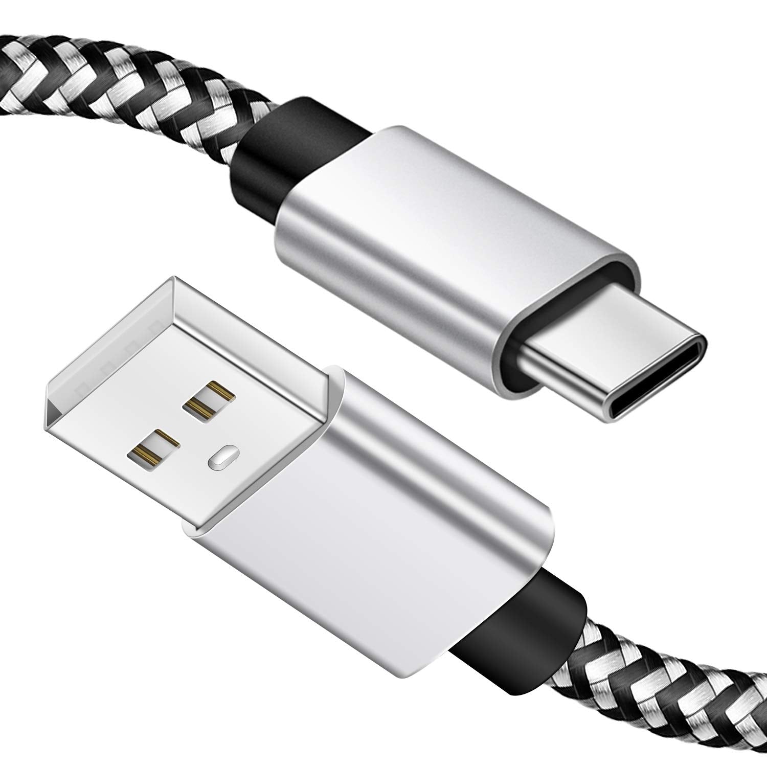Deegotech Usb Type C Charging Cable Fast Charge 2Pack,6.6Ft Usb C Charger Cable Nylon Braided Long Type C Cable For Samsung Gala