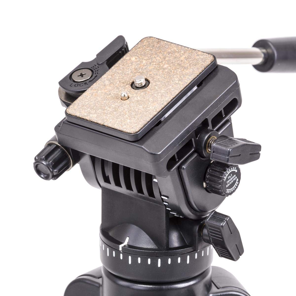 Takama 66'' 3 Section Flip Video Camera Tripod Withfluid Drag Head