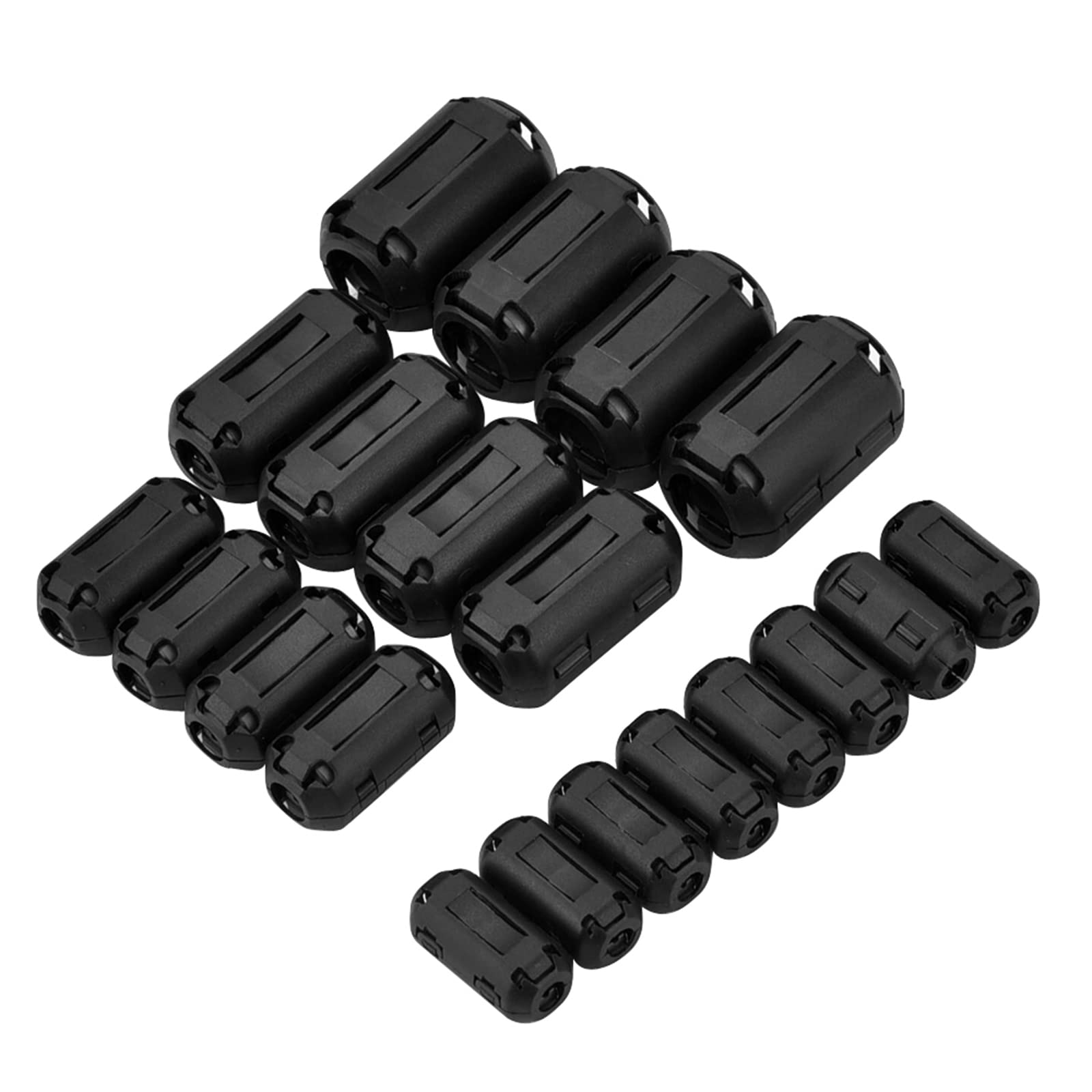 Konohan 20 Pieces Ferrite Bead Clip On Ferrite Core Ferrite Noise Supressor Ferrite Rings Rfi Emi Noise Filter Cable Clip For Us