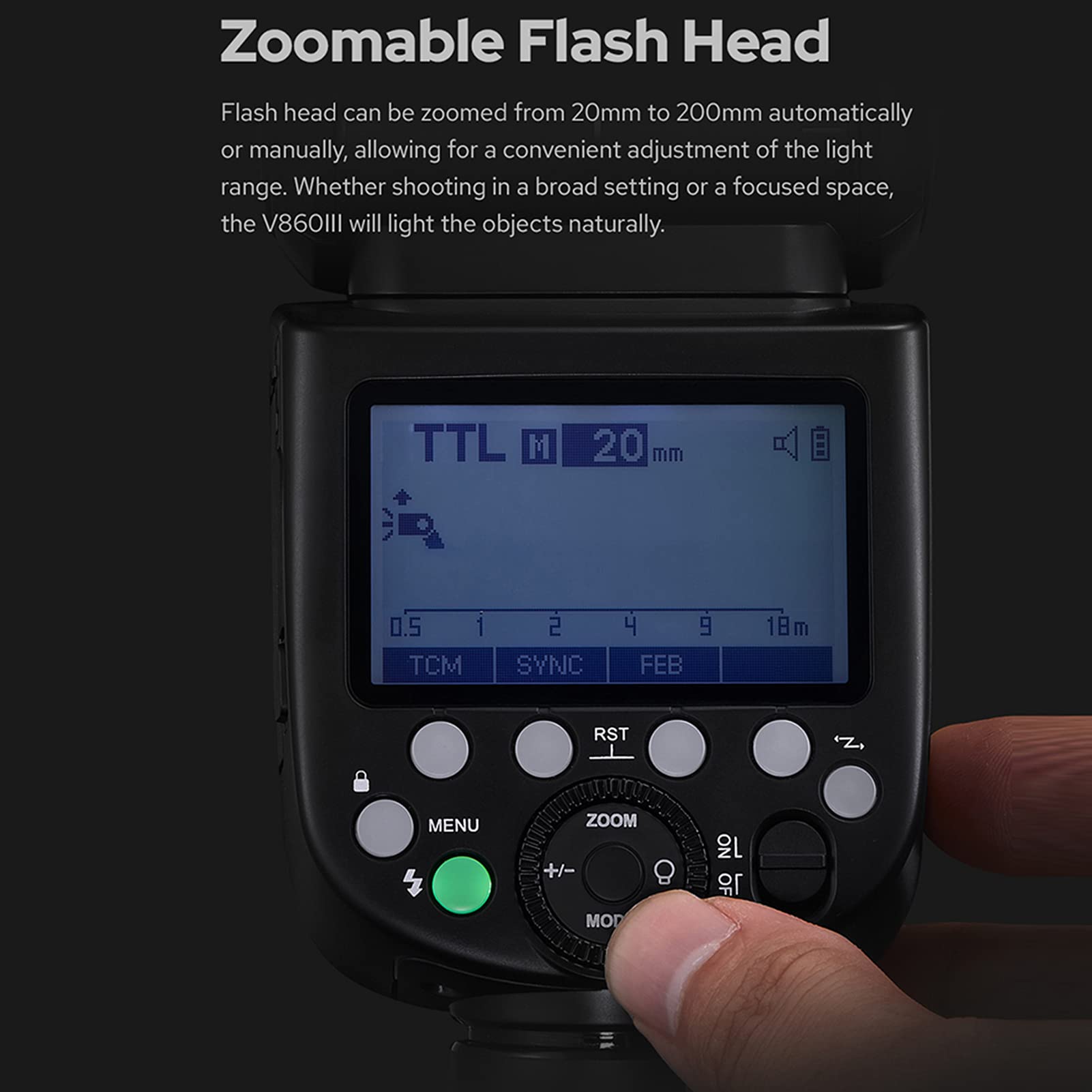 Godox V860Iii-C Camera Flash Light Wireless Ttl Transmitter/Receiver Speedlite Gn60 1/8000S Hss Built-In 2.4G Wireless X System