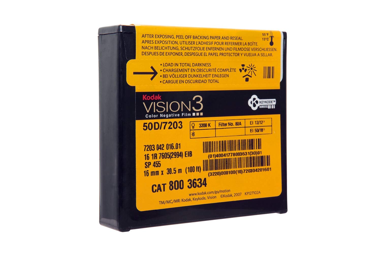 Kodak 16Mm Vision3 100Ft (33M) 50D/7203