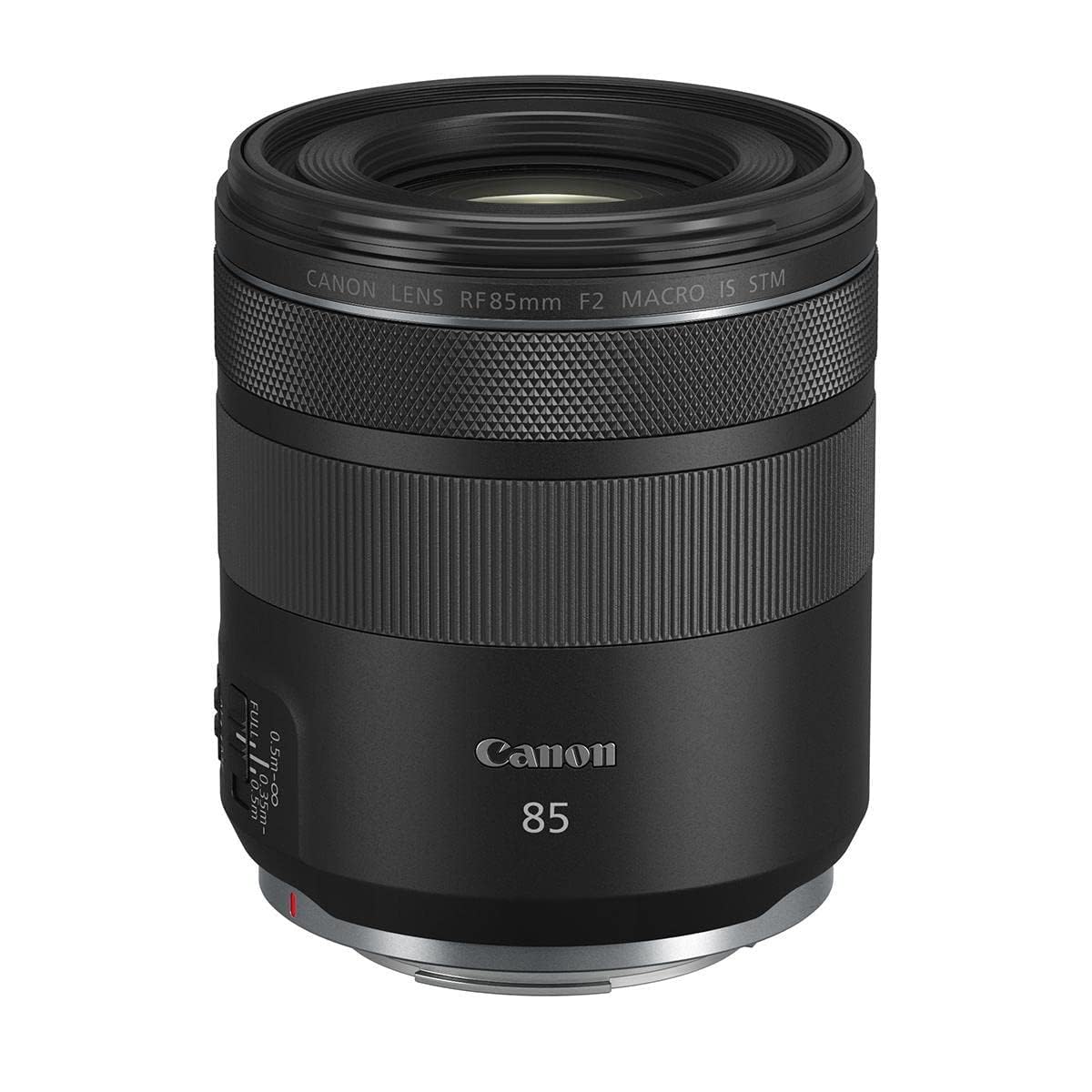 Canon RF 85mm F2 Macro is STM, Compact Medium Telephoto Black Lens (4234C002)
