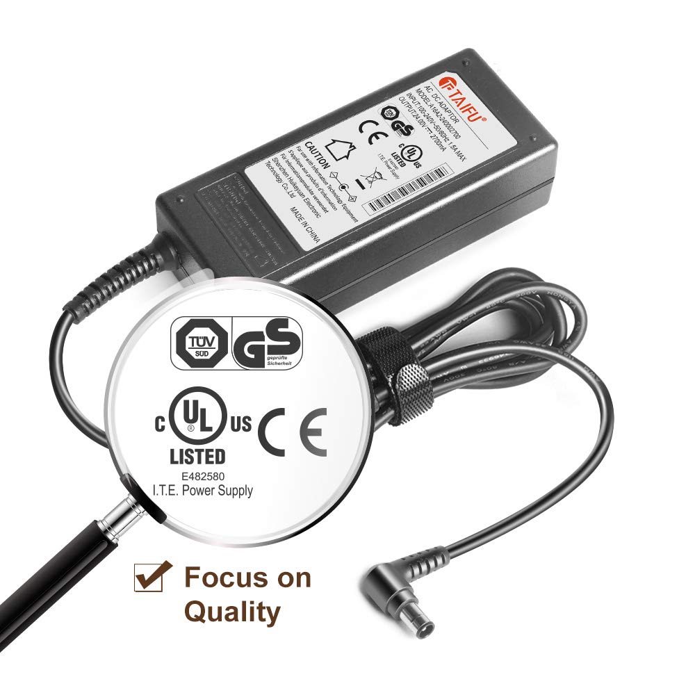 Taifu 24V Ac Adapter For Samsung Hw J355 2.1 Channel Wired Audio Soundbar Hw H450 Hw J370 Hw J450 Hw J550 Hw J551 Hw Jm37 Hw Jm47 Hw J8500 Hw H550 Hw H55 Hw H570 A6024_Dsm A6324_Dsm Power Supply Cord
