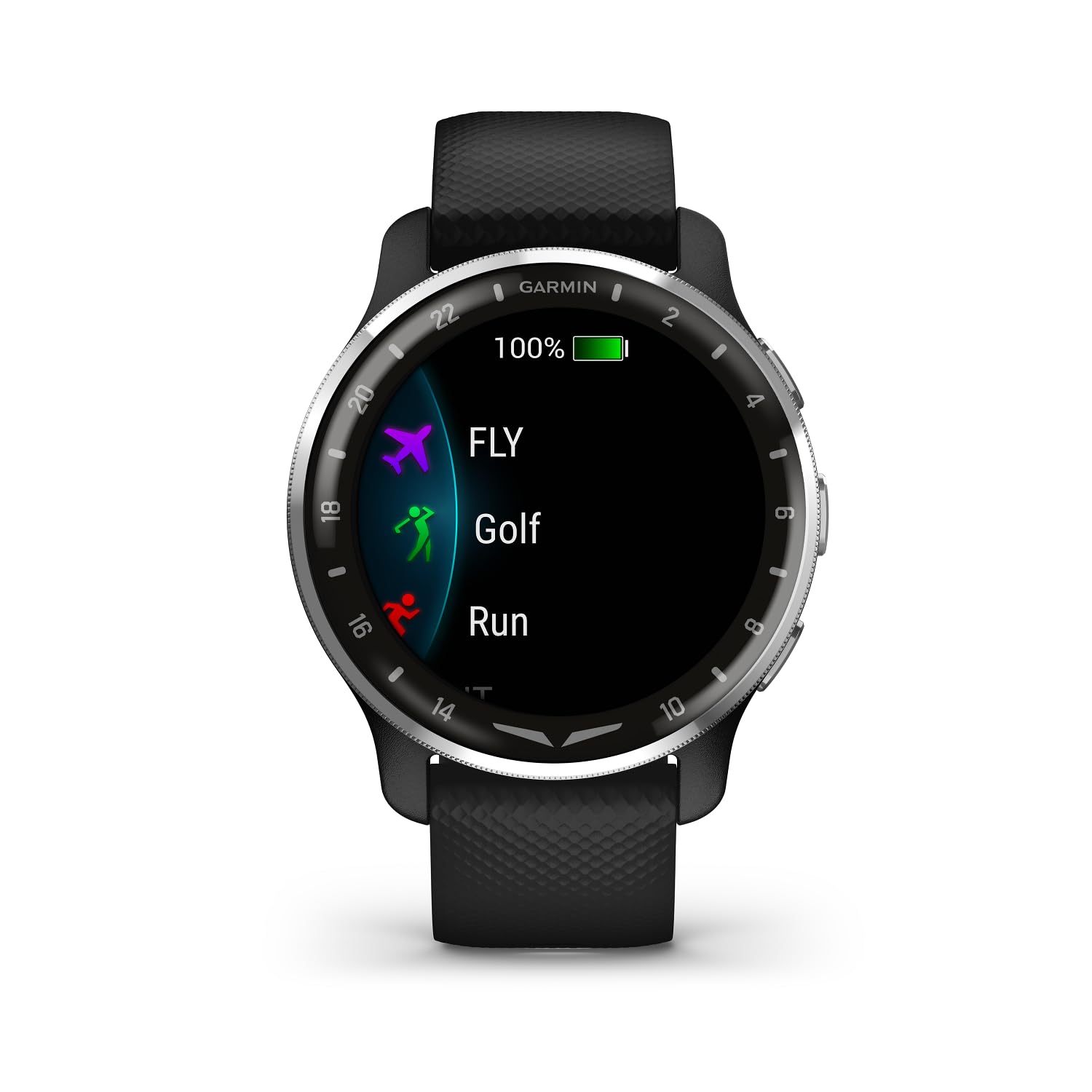 Garmin D2 Air X10 Aviator Gps Smartwatch With Call, Text, Health, Wellness And Aviation Weather Features (Black) + Usb Wall Char