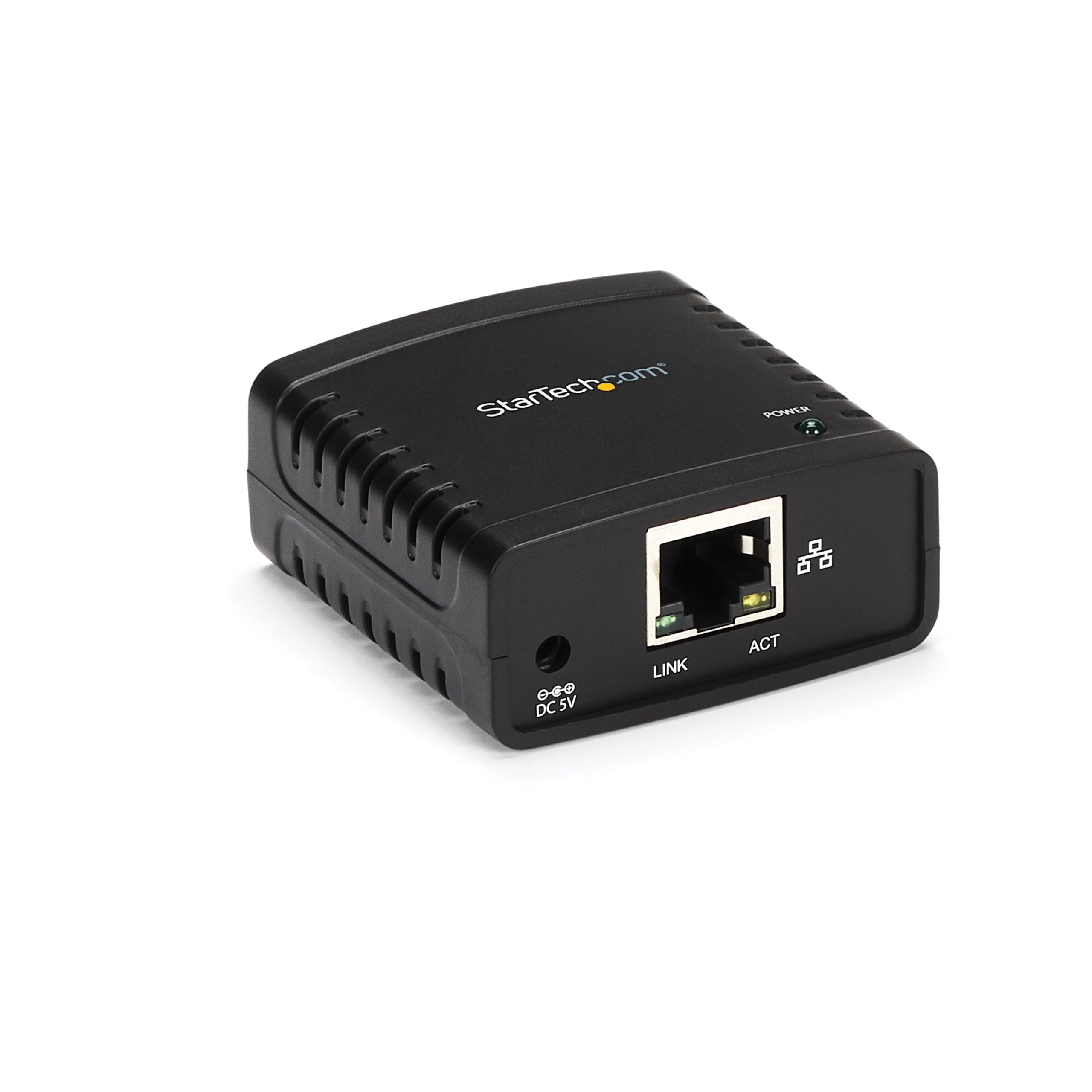 Startech.Com 10/100Mbps Ethernet To Usb 2.0 Network Print Server   Windows 10   Lpr   Lan Usb Print Server Adapter (Pm1115U2)