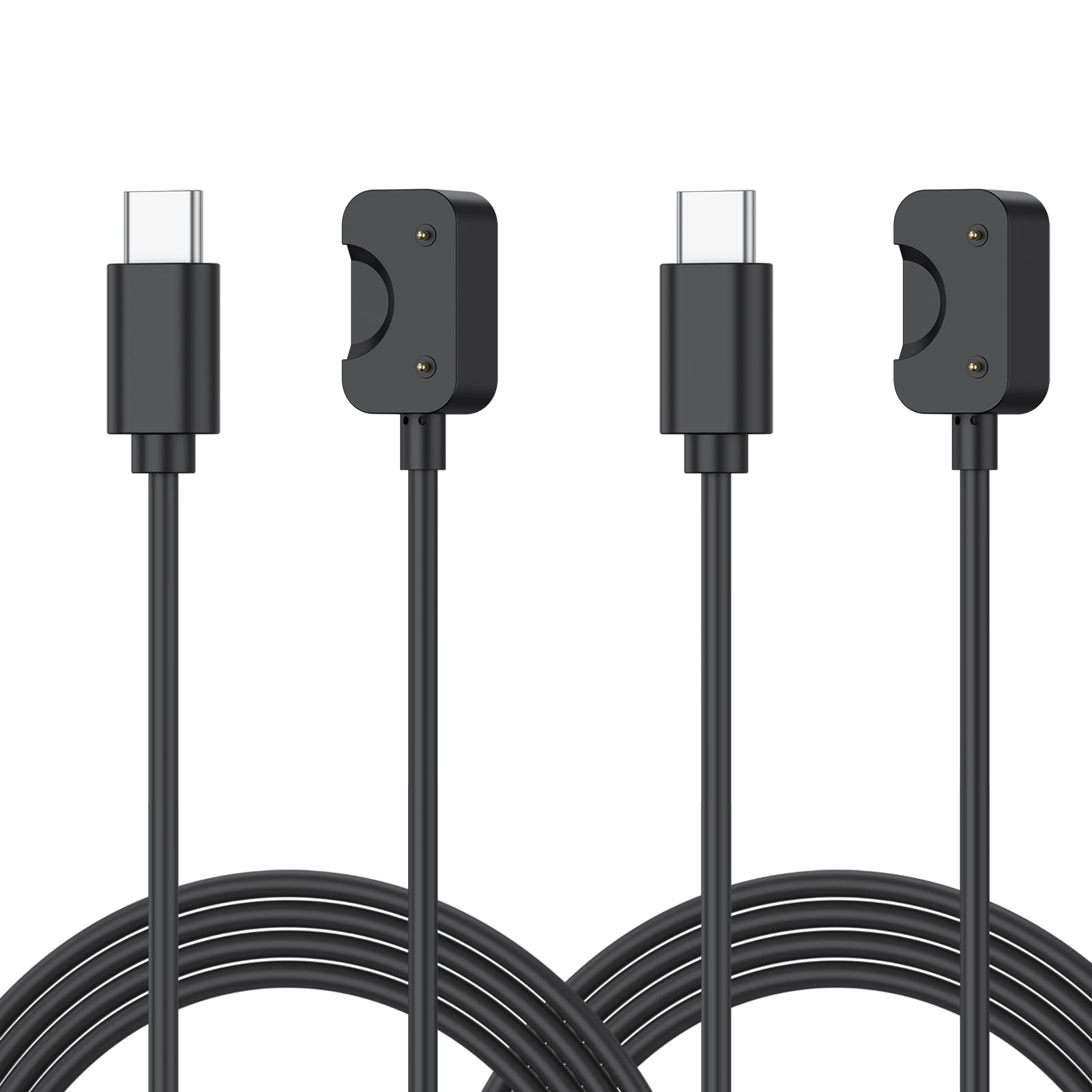 2 Pack Usb C Cable For Samsung Galaxy Fit 3 Charger, 3.3Ft Magnetic Charging Cable Dock Stand For Galaxy Watch Fit 3 Sm-R390 Sma