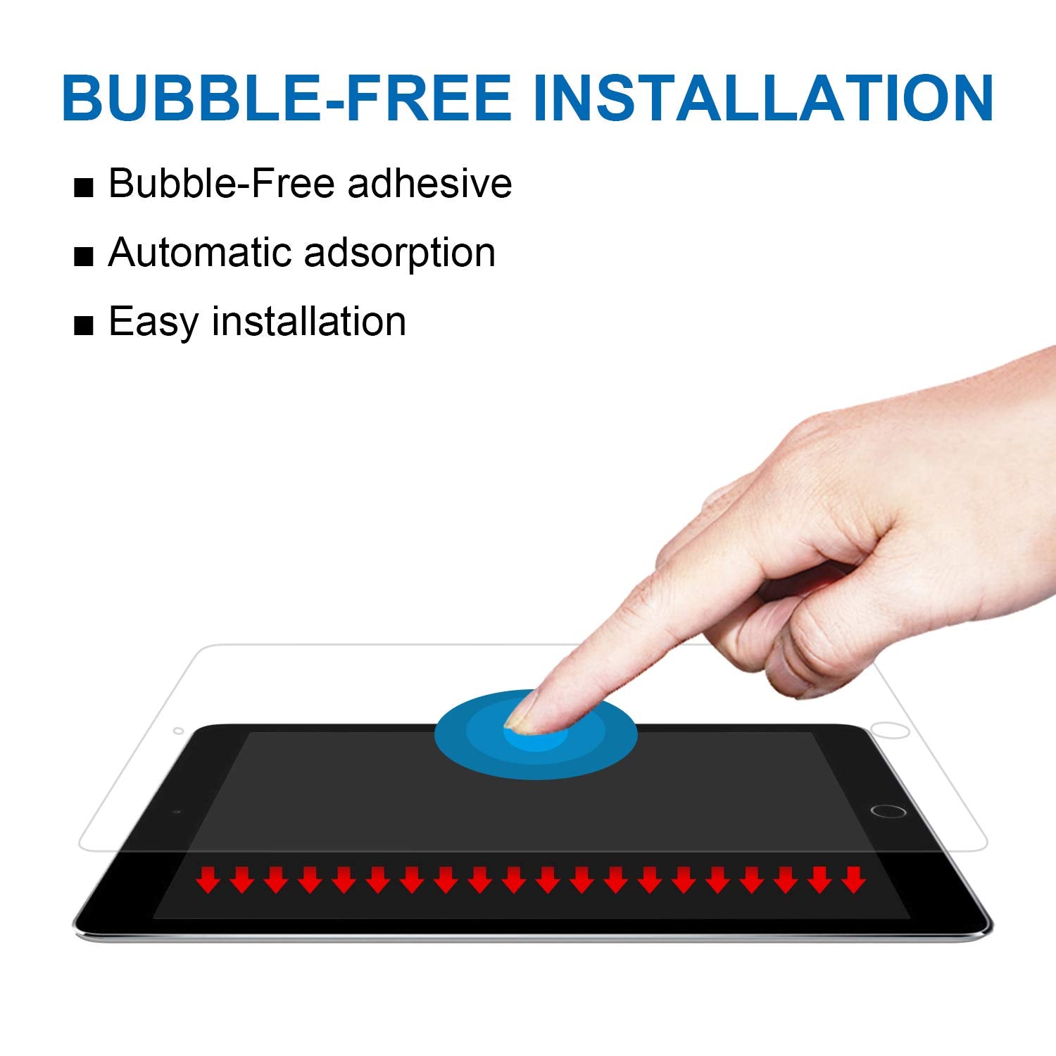 Entwth Screen Anti Blue Light Tempered Glass Protector[2 Pack] For 10.2' Apple Ipad (2019,7Th Gen),[Eye Care,Relieve Eye Fatigue] Blocks Excessive Harmful Blue Light & Uv Anti Glare Anti Scratches