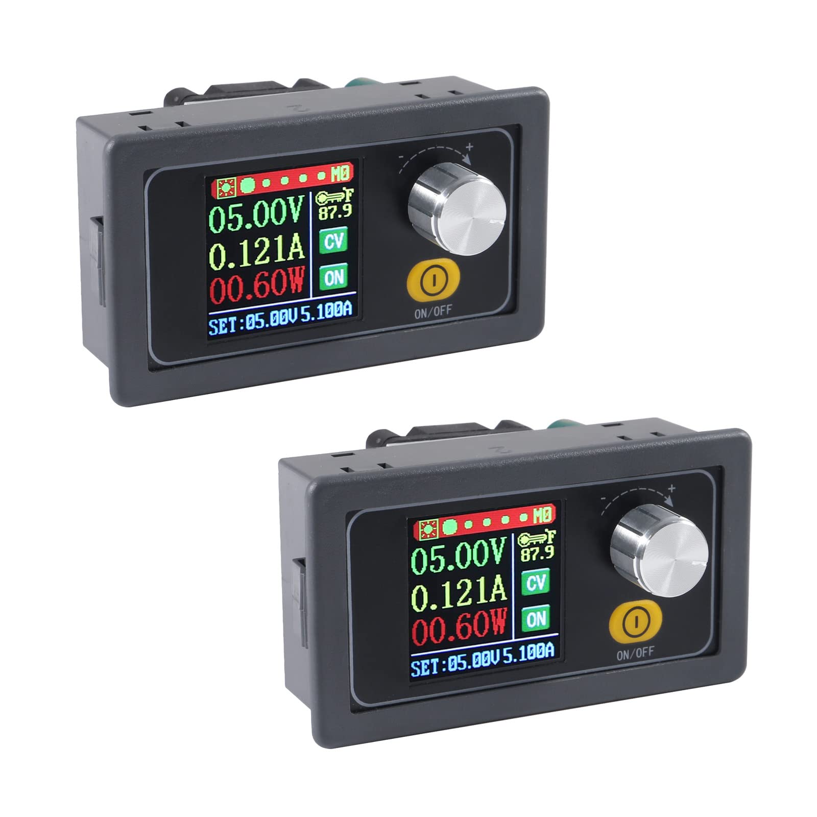 2Pcs Buck Boost Converter Adjustable Voltage Regulator Dc 6V 36V To Dc 0.6V 36V, Step Up Down Power Supply, Constant Current Rev