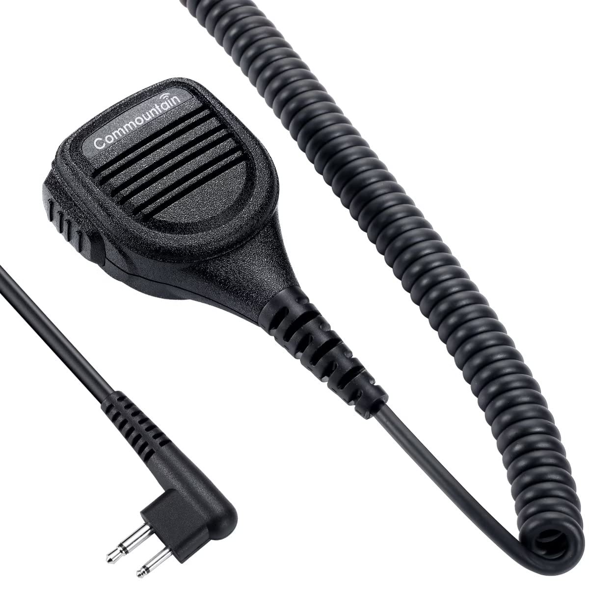 Commountain Speaker Mic For Motorola Radios R2 Cp100D Cp200D Cp200 Cp185 Cls1410 Cls1110 Bpr40D Bpr40 Rdu4100 Rdu4160D Rmu2040 Rmu2080D Cls Rdu Rmu, Pmmn4013 Pmmn4013A 2 Pin Shoulder Microphone