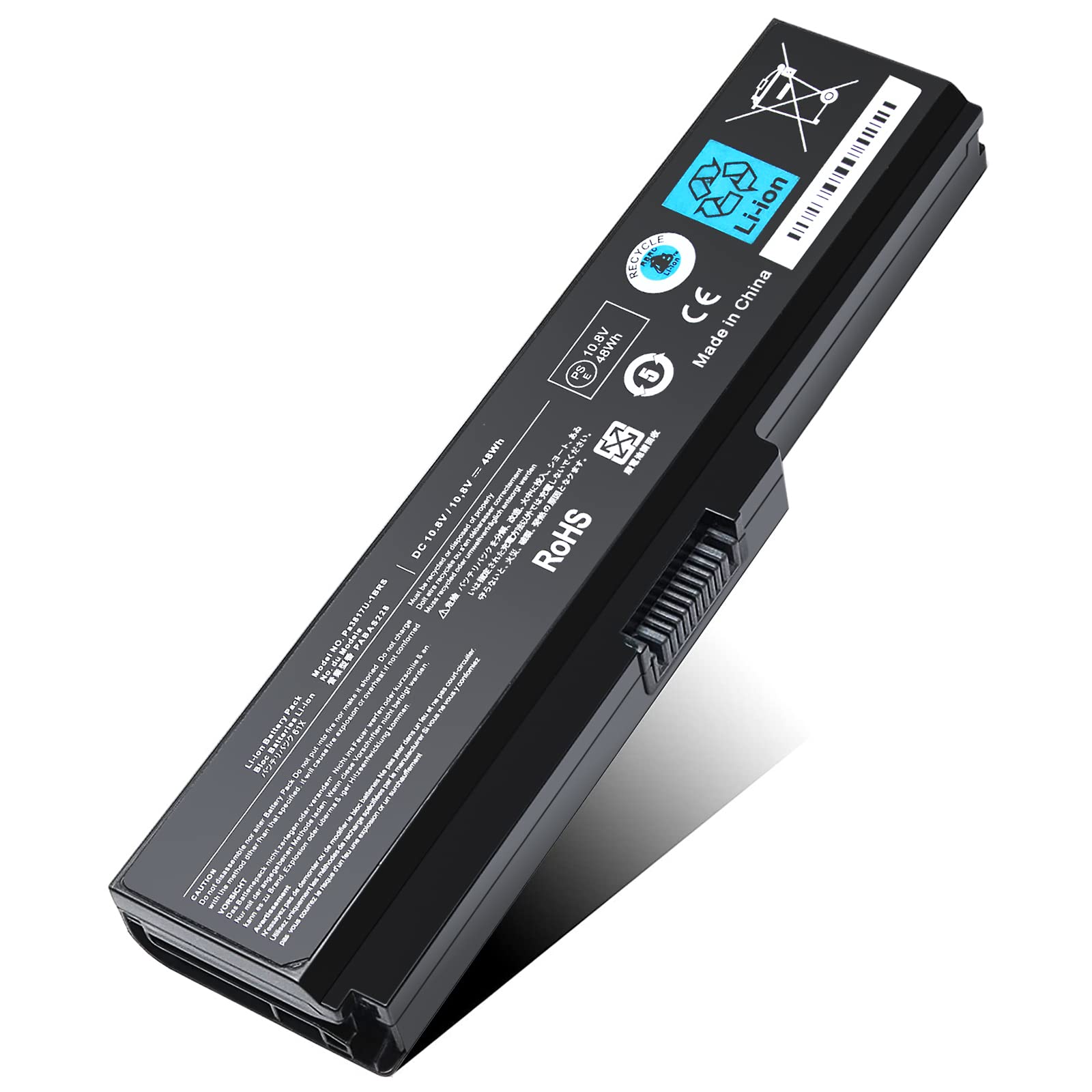 New Replacement Pa3817U 1Brs Battery For Toshiba Satellite C655 C675 C675D L645 L645D L655 L655D L675 L675D L745 L755 L755D P745
