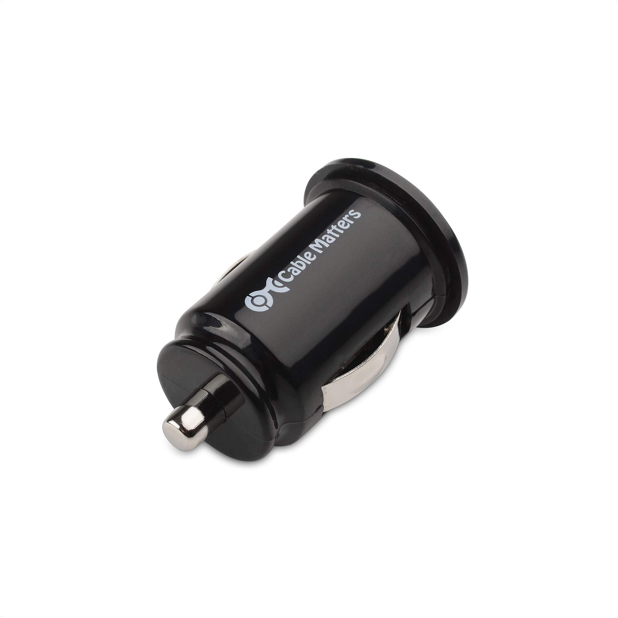 Cable Matters 2 Pack 4.8A 24W Flush Mount Dual Usb Car Charger, Compact Mini Car Usb Charger For Smartphones And Tablets