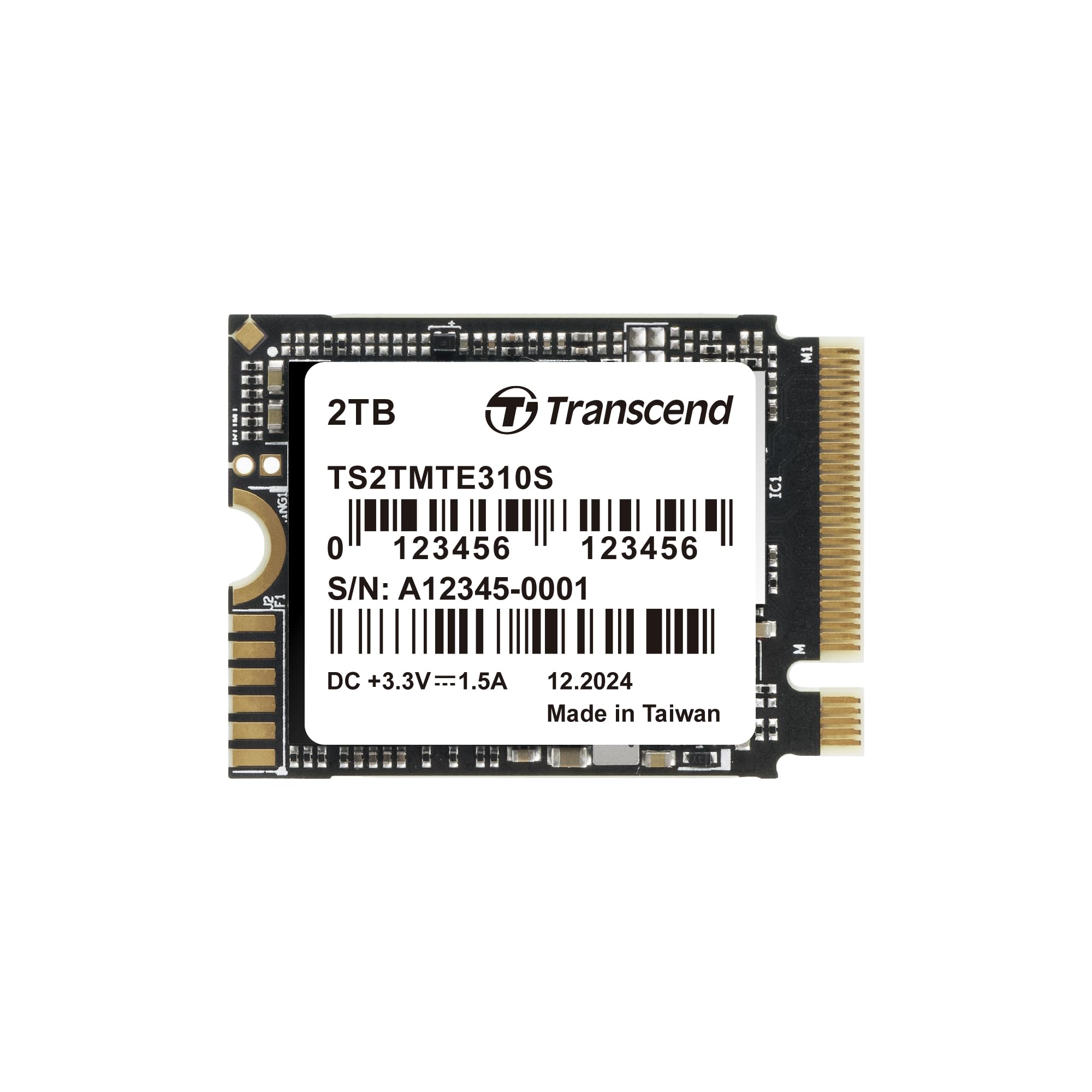Transcend SSD TS2TMTE310S 2TB M.2 2230 PCIe Gen4x4 NVMe 3D TLC SSD Retail