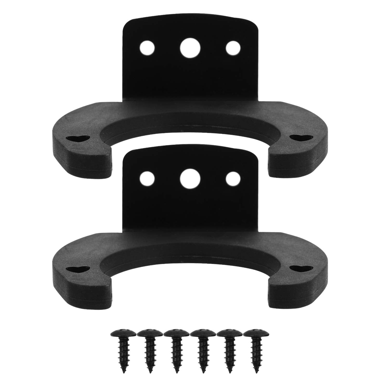 Milisten Wireless Microphone Hook 2Pcs Wall Mount Silicone and Iron Microphone Holder Compact and Lightweight for Easy Installat