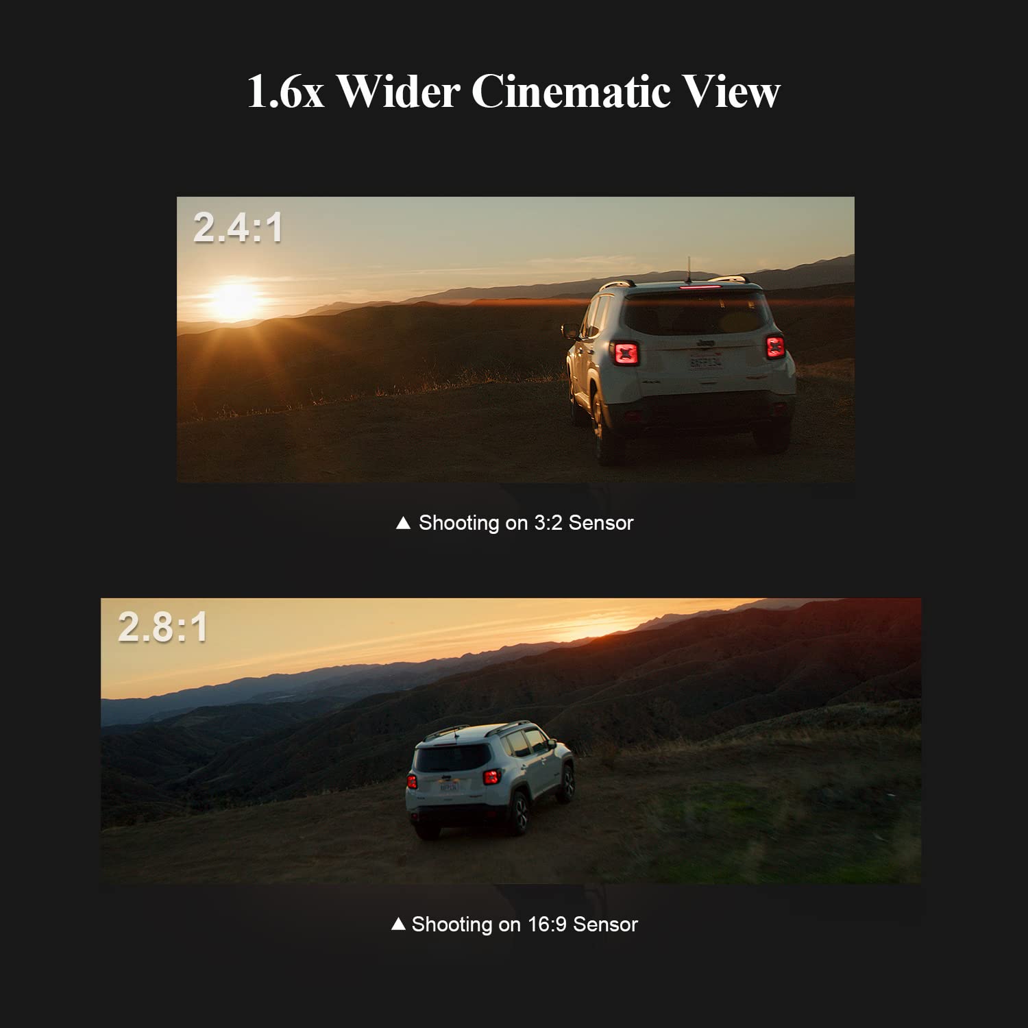 Sirui Saturn 35Mm T2.9 1.6X Full Frame Carbon Fiber Anamorphic Lens, Cine Lens For E Mount Cameras, 418G (Neutral Flare)