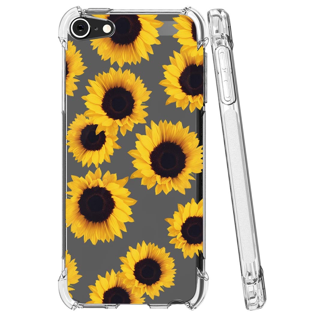 Zoeirc Ipod Touch 7 / Ipod Touch 6 / Ipod Touch 5 Case Clear Case For Girls Women, Soft Tpu Shockproof Protective Transparent Ph