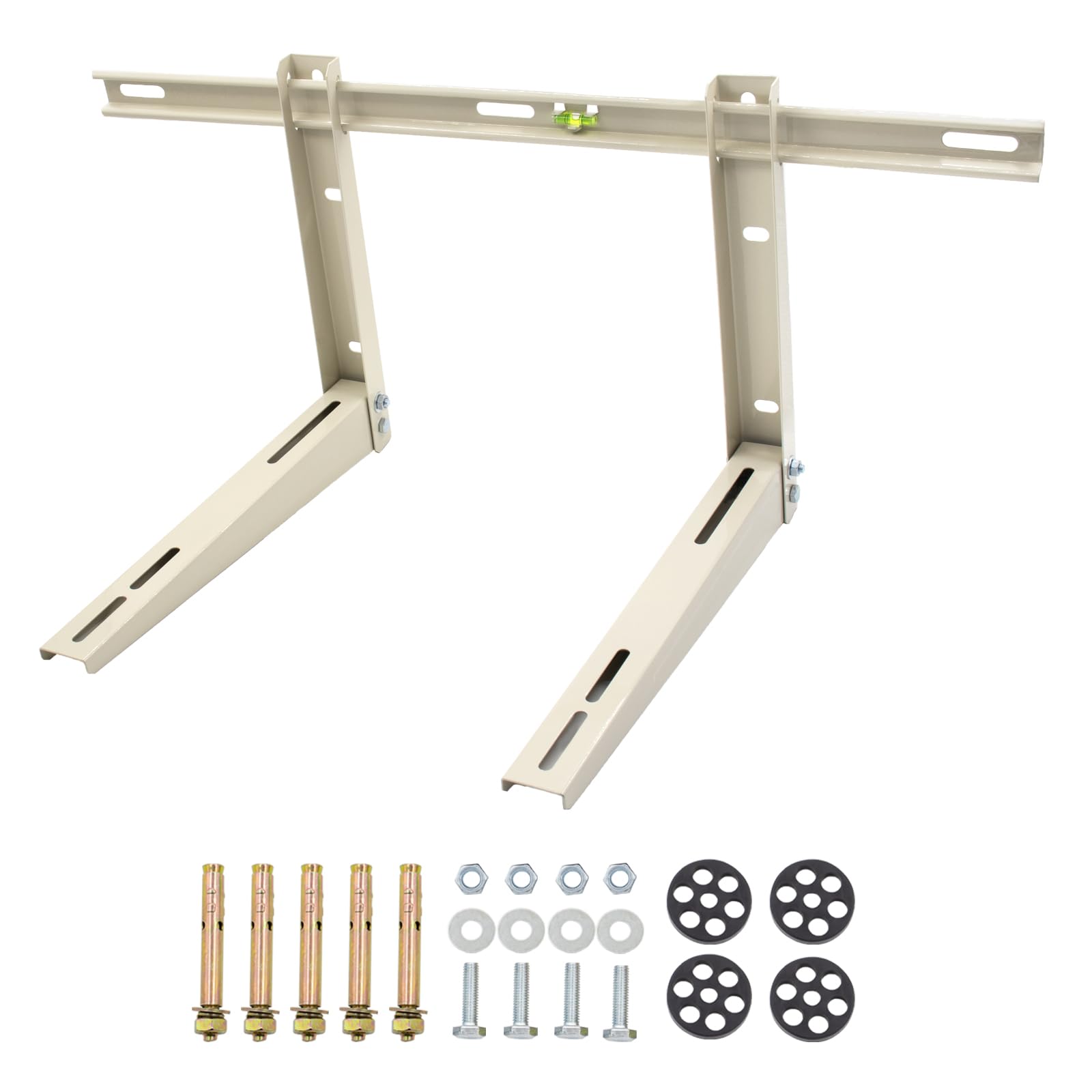 Yarssihha Mini Split Wall Mounting Bracket For Universal 7000 36000 Btu Ductless Air Conditioners Heat Pumps, Outdoor Heavy Duty