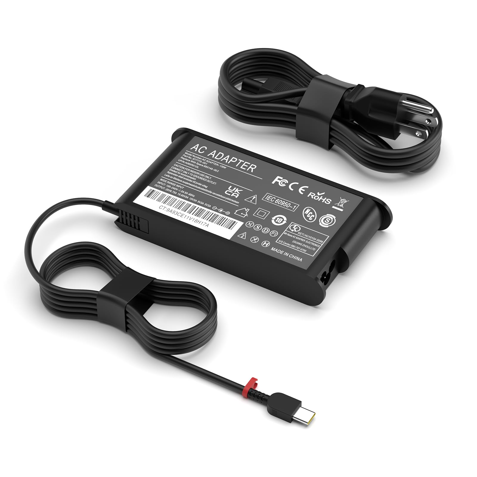 Ruilezyo 135W USB C Laptop Charger Compatible with Lenovo ThinkPad Z16 P16s P15s P14s E16 E15 E14 T16 Yoga/Slim Pro 9 7 6 7i 9i 
