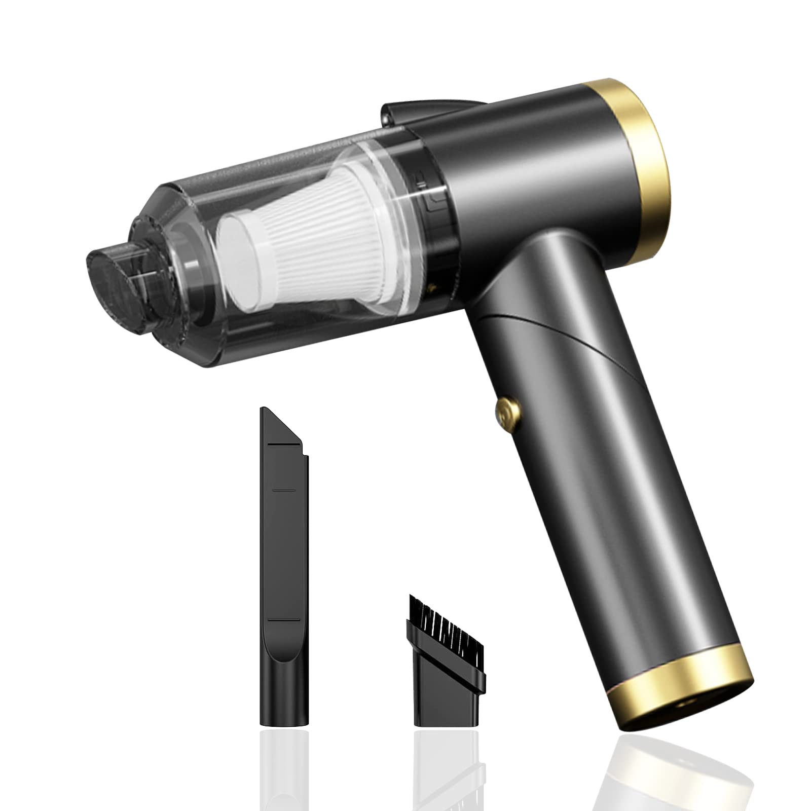 Censinda Handheld Vacuum Cordless, 9000Pa Strong Suction, 90Foldable Mini Portable Vacuum Cleaner, Rechargeable And Lightweight