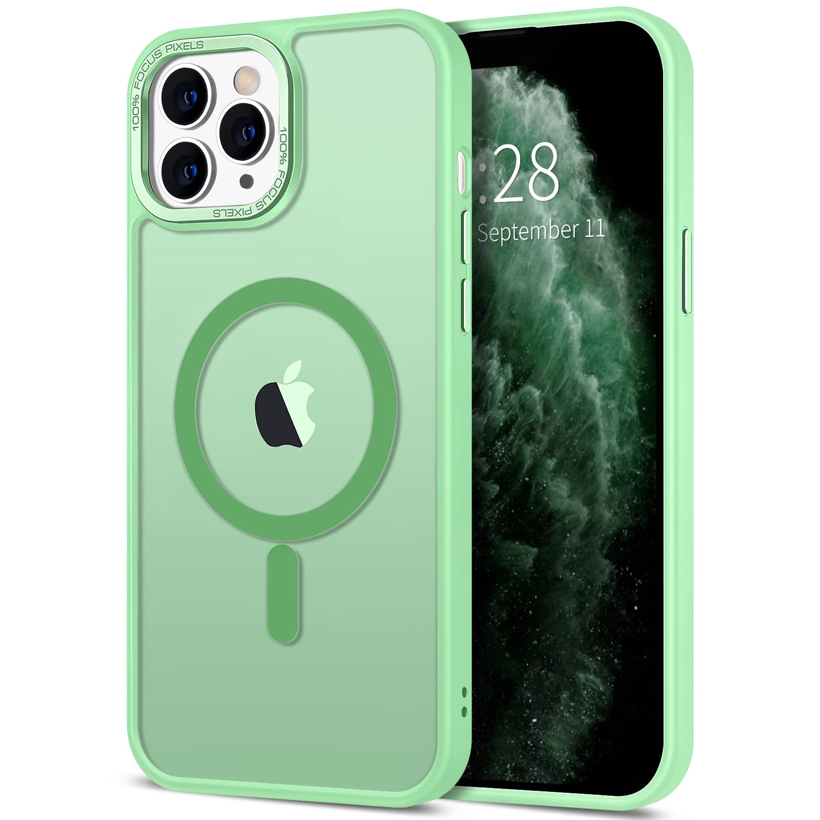 Hython Case for iPhone 11 Pro Max Case Magnetic Translucent Matte Phone Cases 6.5 [Compatible with MagSafe] Thin Slim Fit Shockp